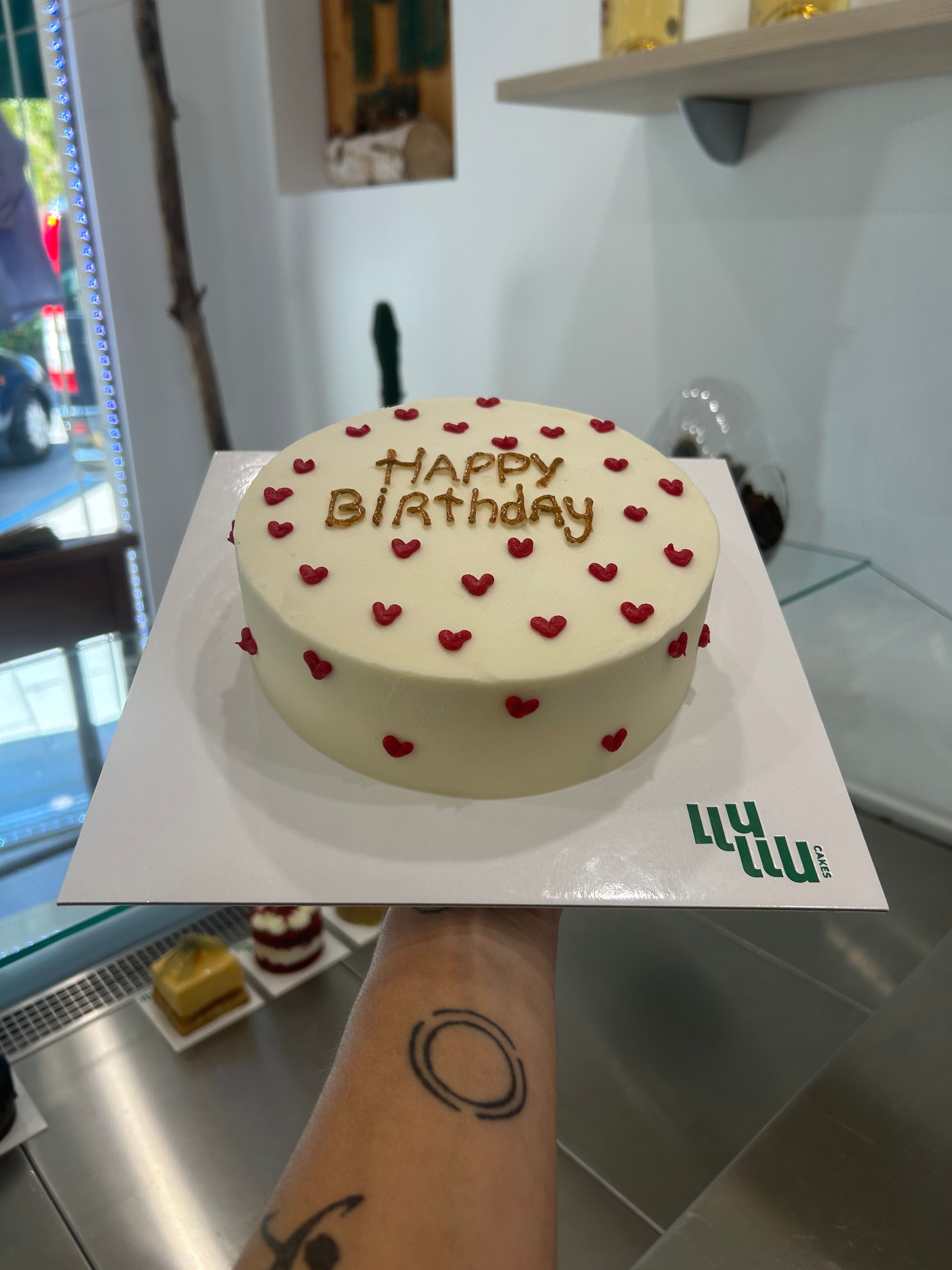 Pastel corazones