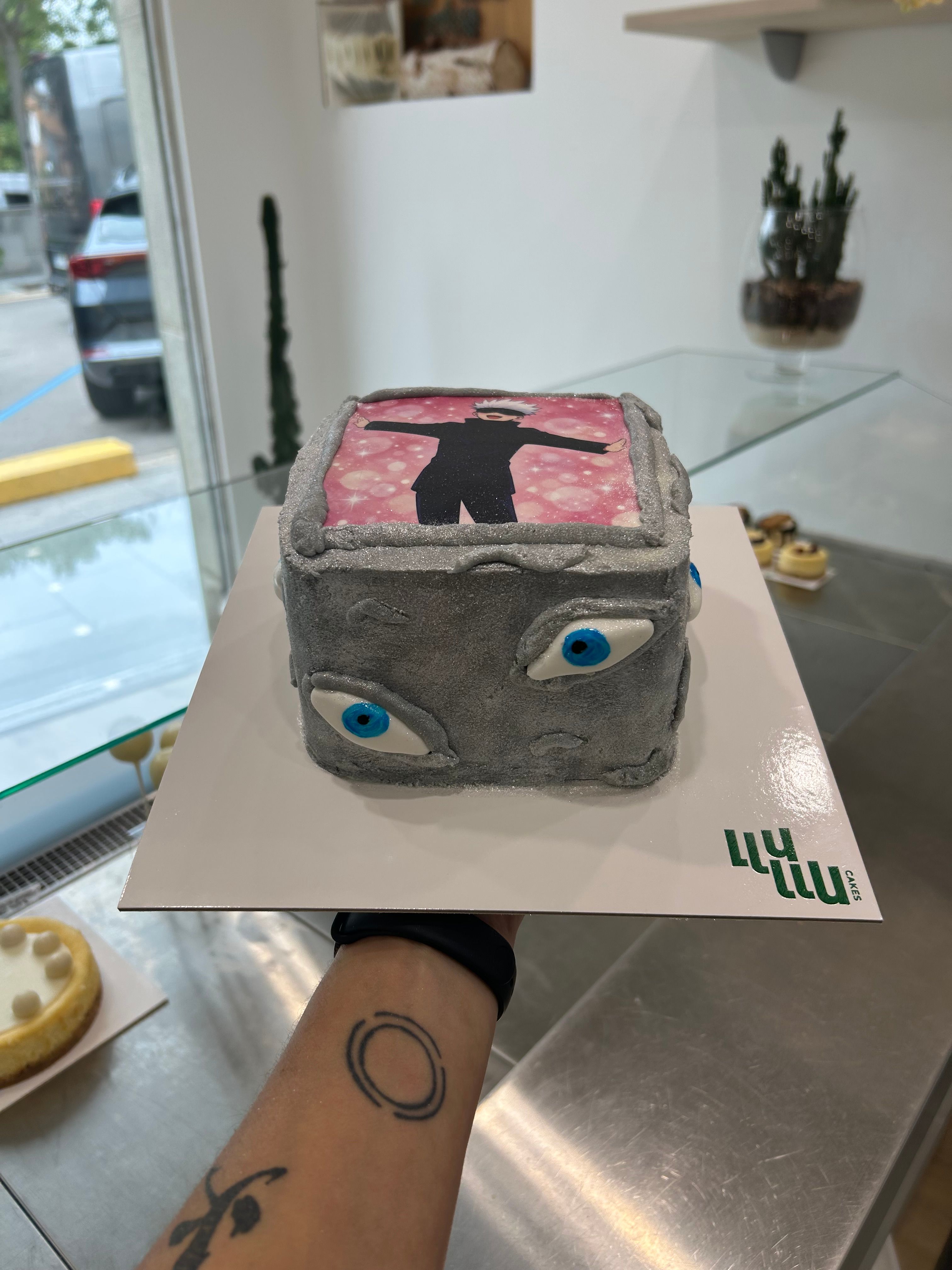 Pastel anime dibujos adulto gris rosa