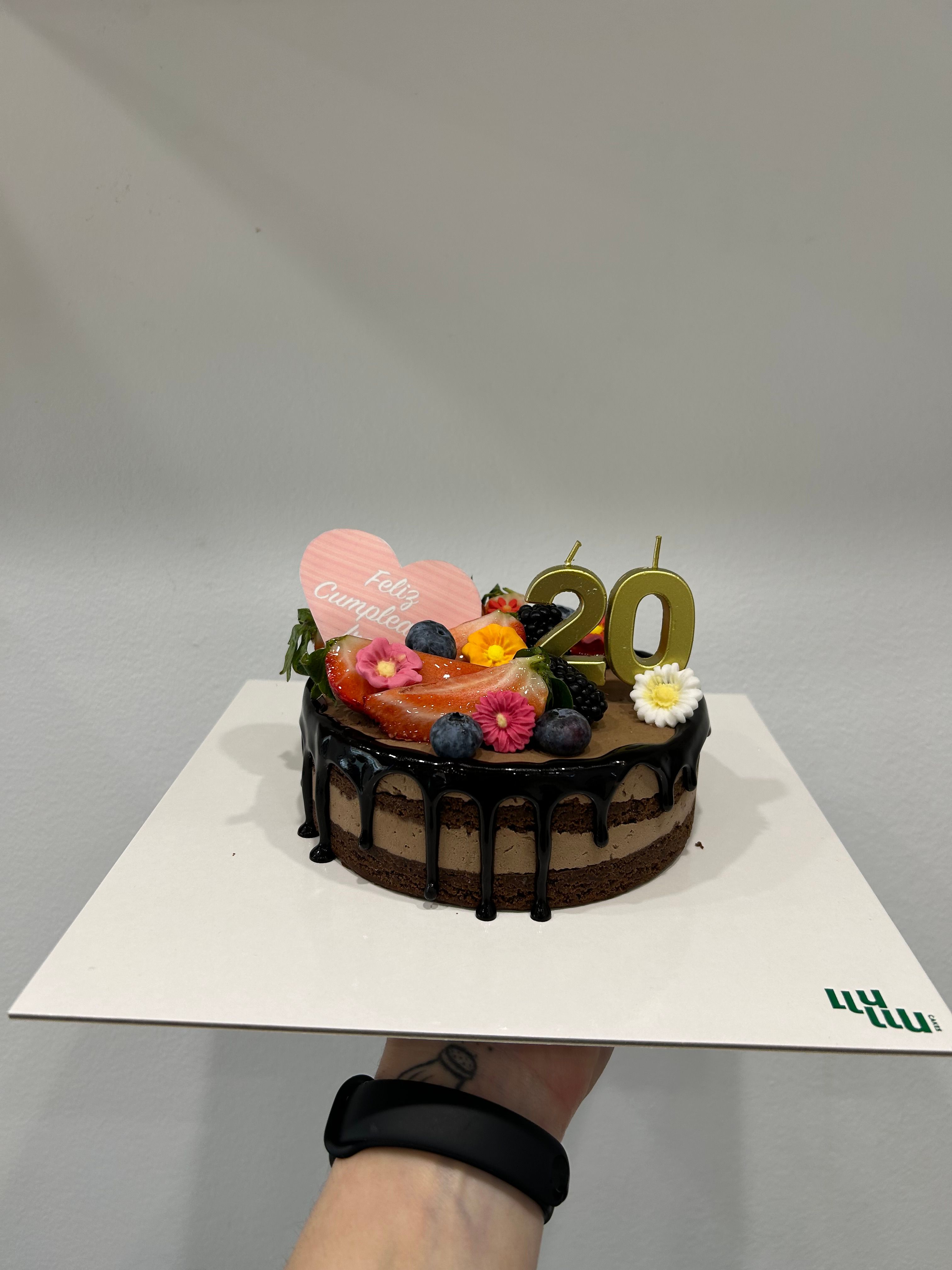 Pastel trufa brownie
