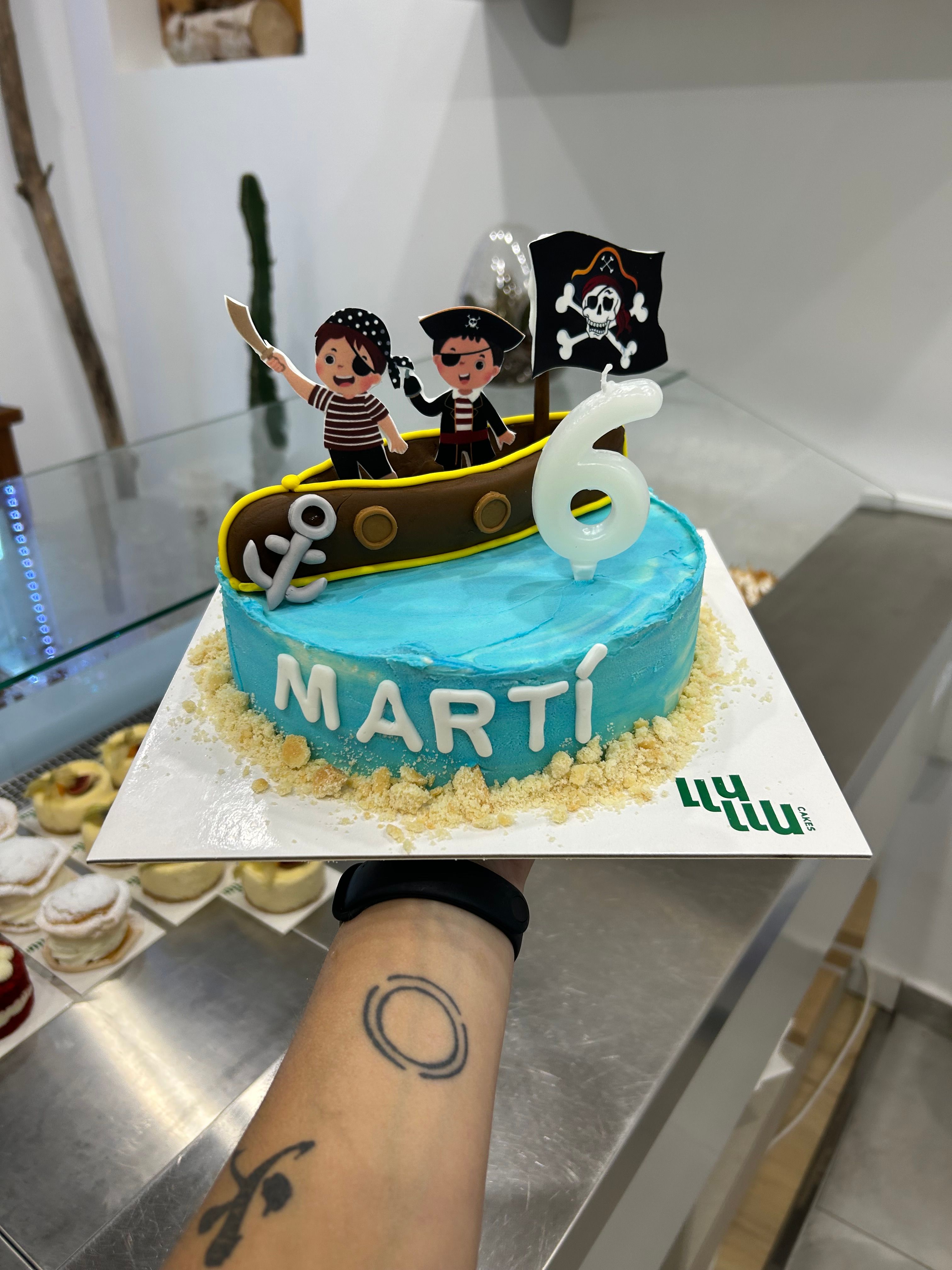 Pastel barco