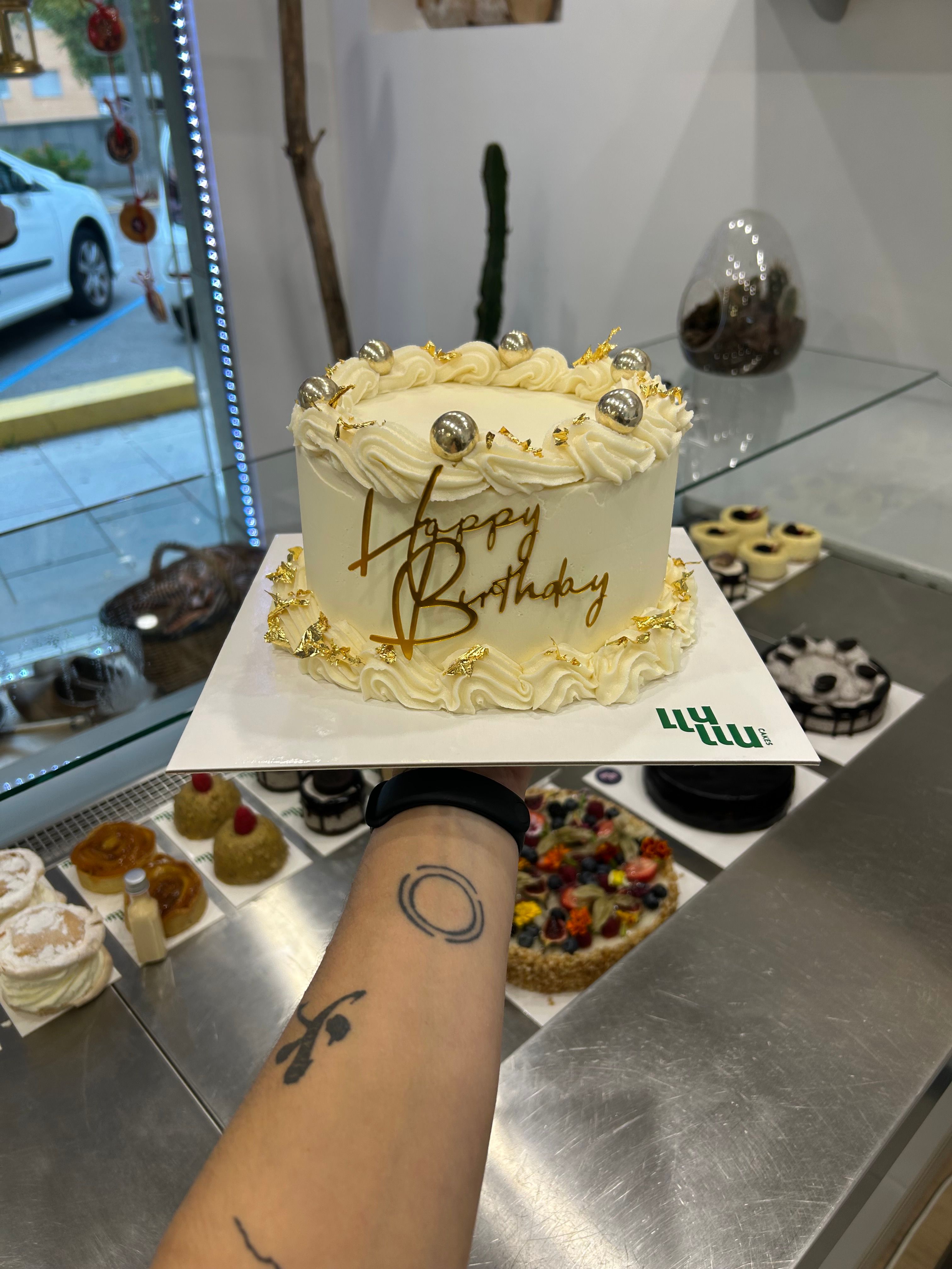 Pastel blanco