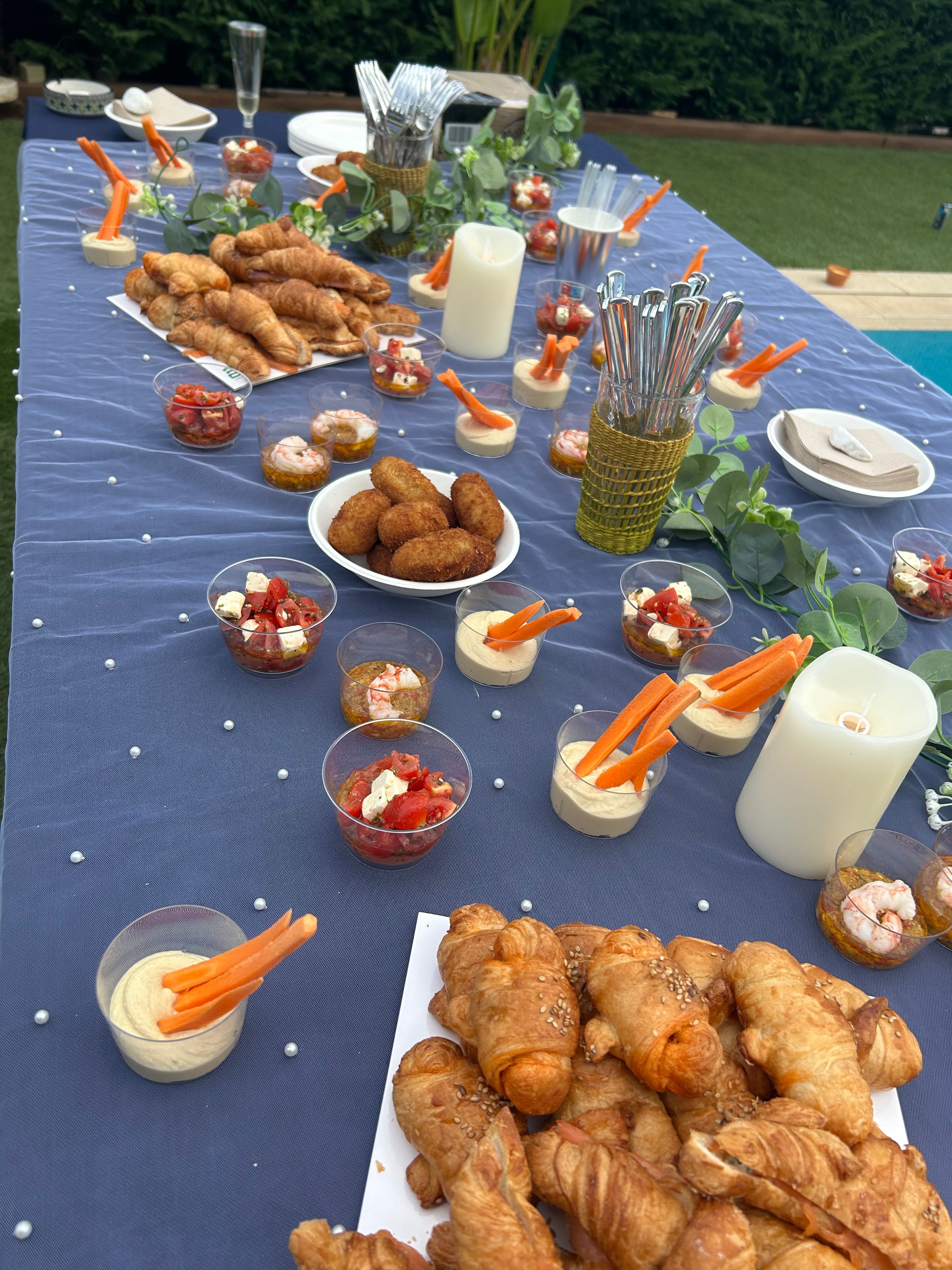 Cena personalizada para familia