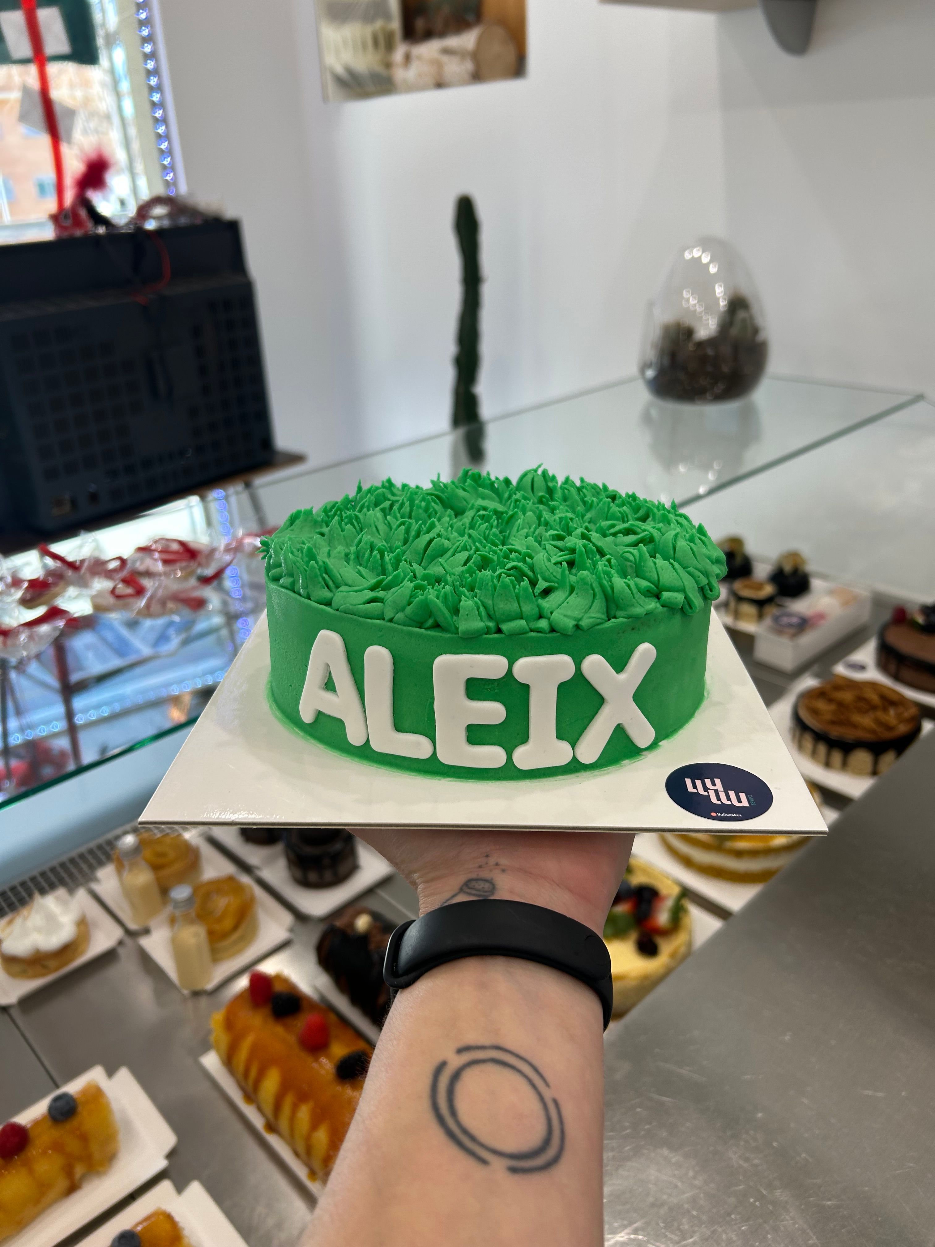 Pastel verde jespa