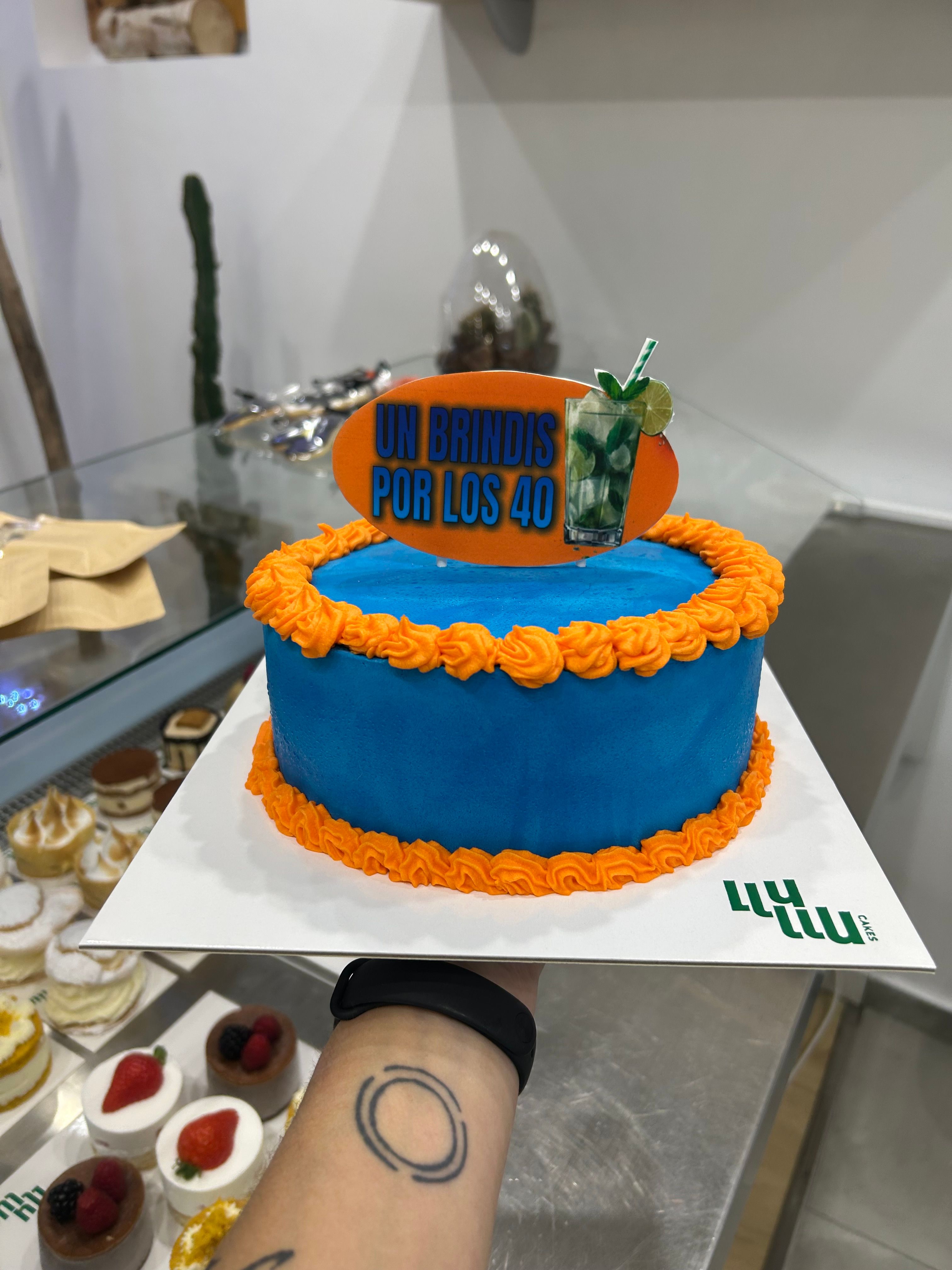 Pastel 40Años
