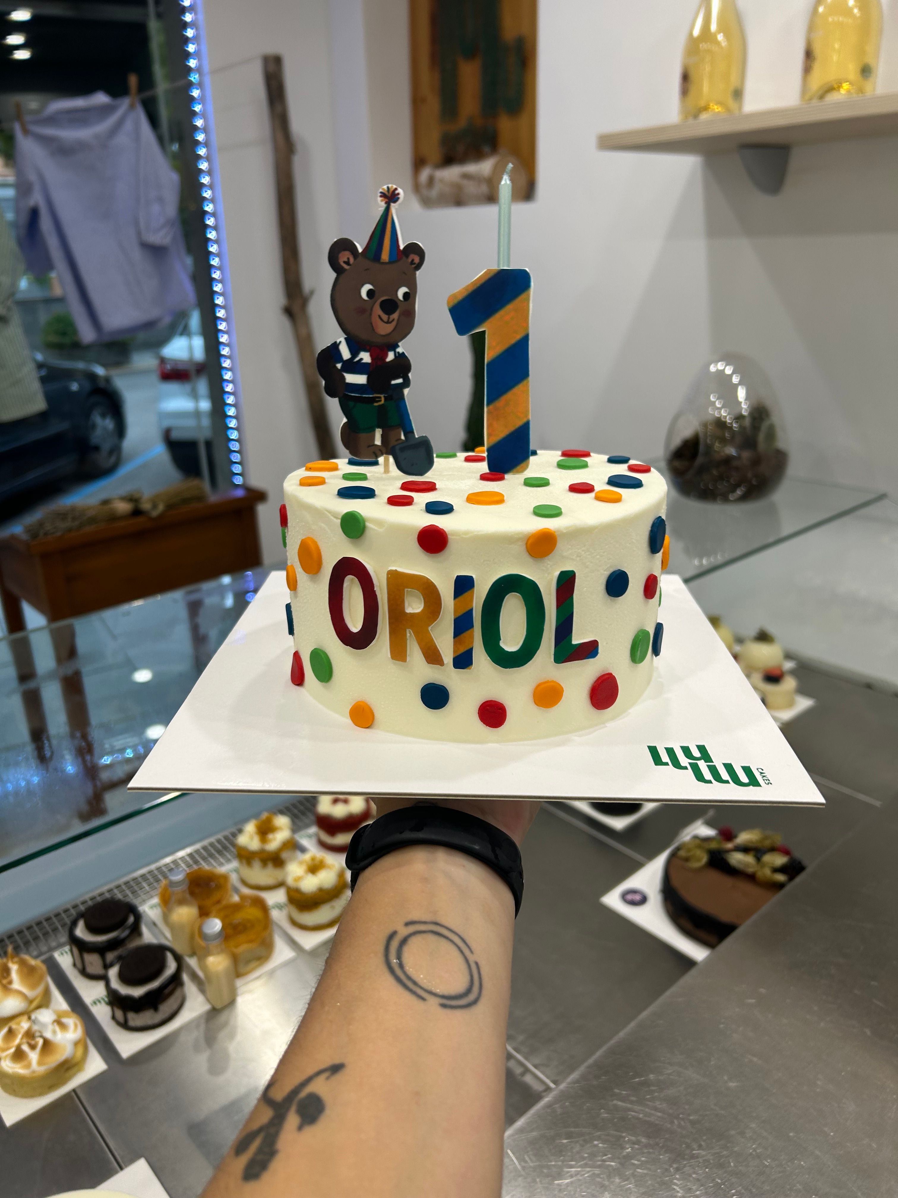 Pastel 1 año