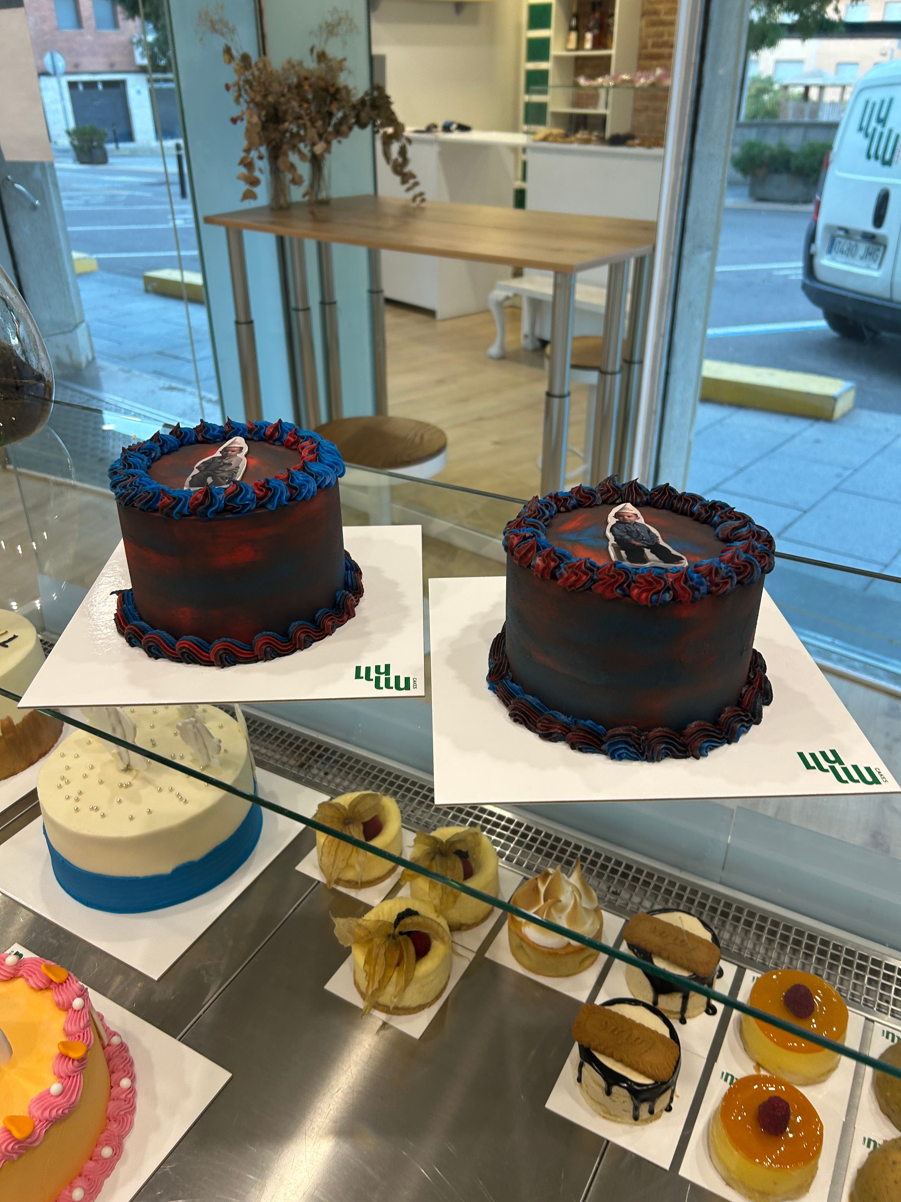 Pastel Barça sencillo foro niño bebe