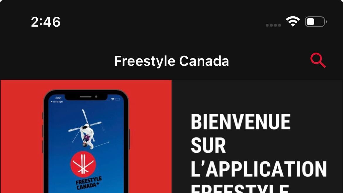 Appuyez sur l’icône de la loupe