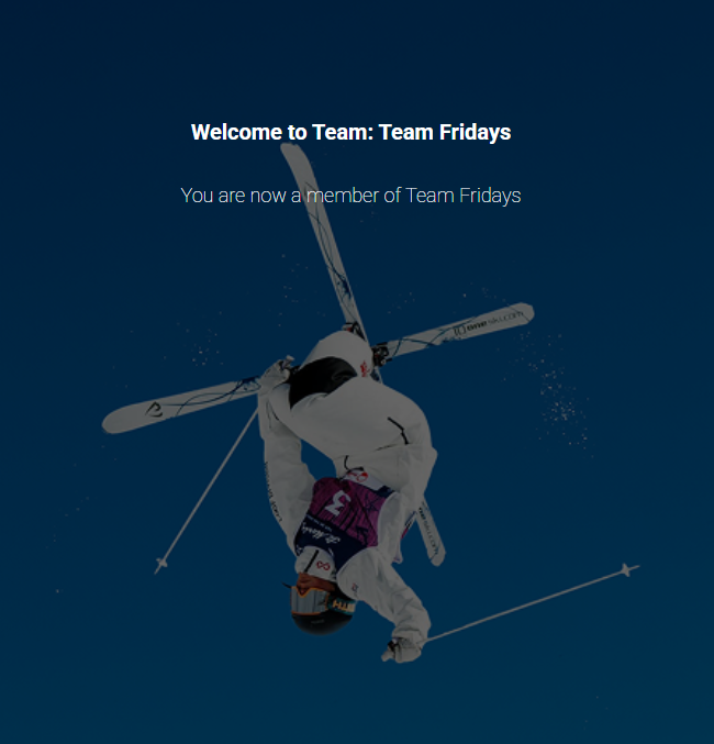 Membership Confirmed