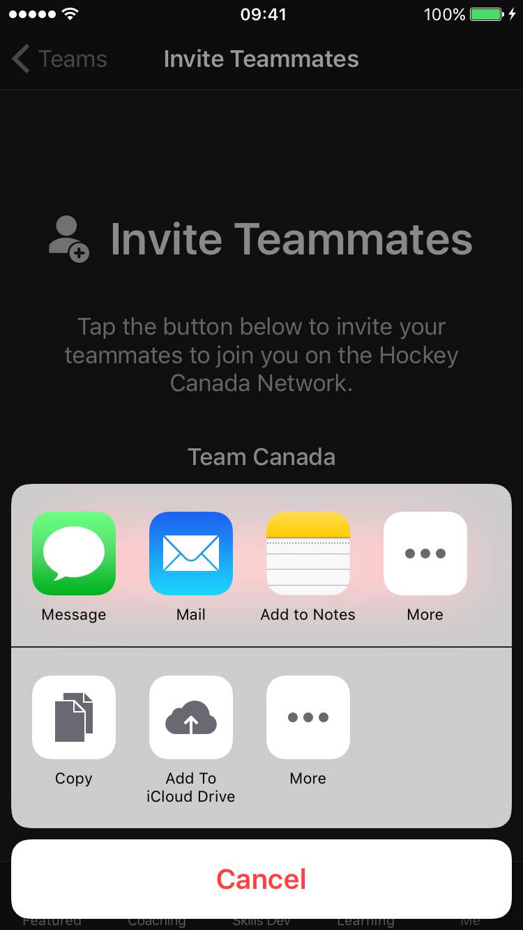 Invitez votre équipe