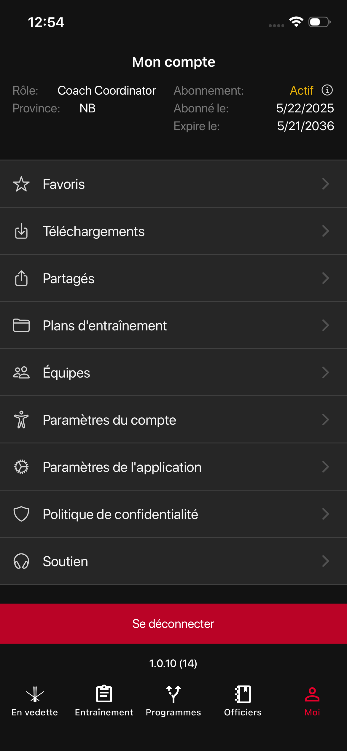 Language now in French Mode