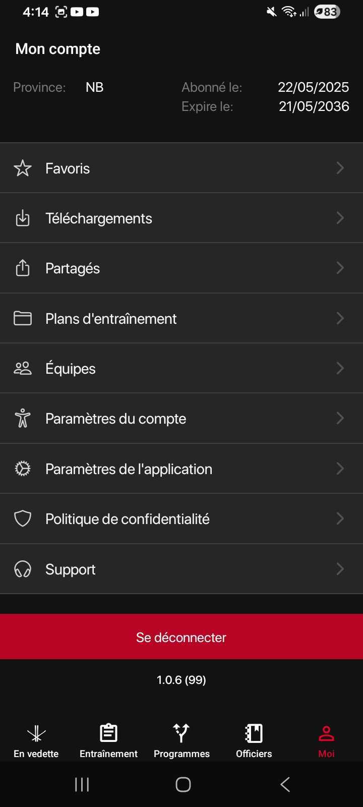 Inviter des coéquipiers