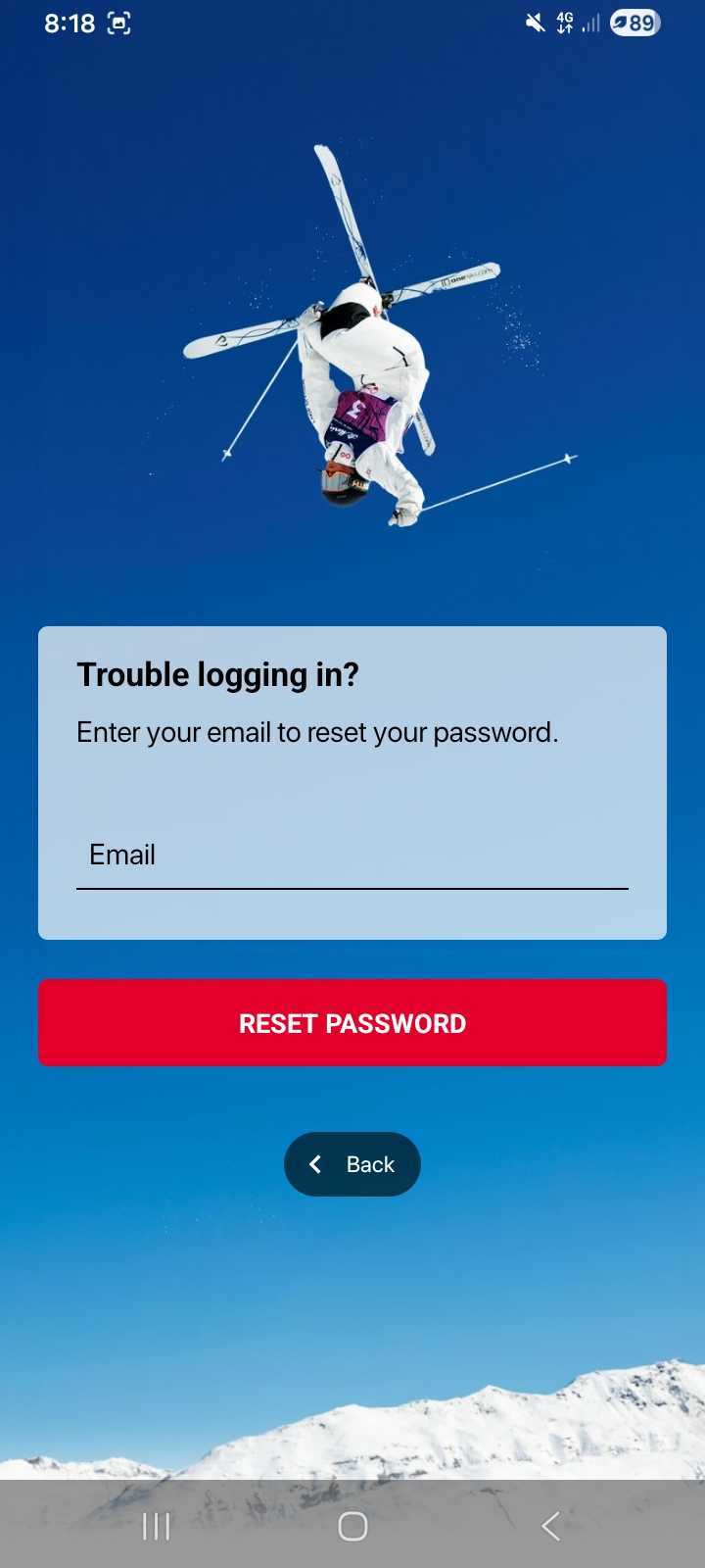 Reset your Password