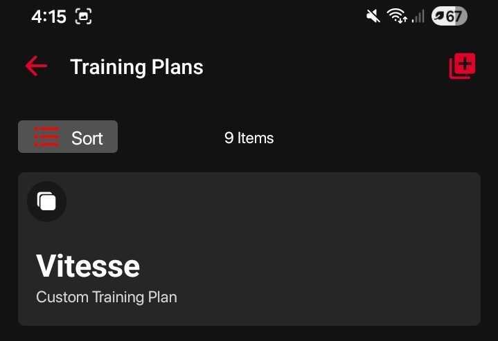 Create Training Plan Icon