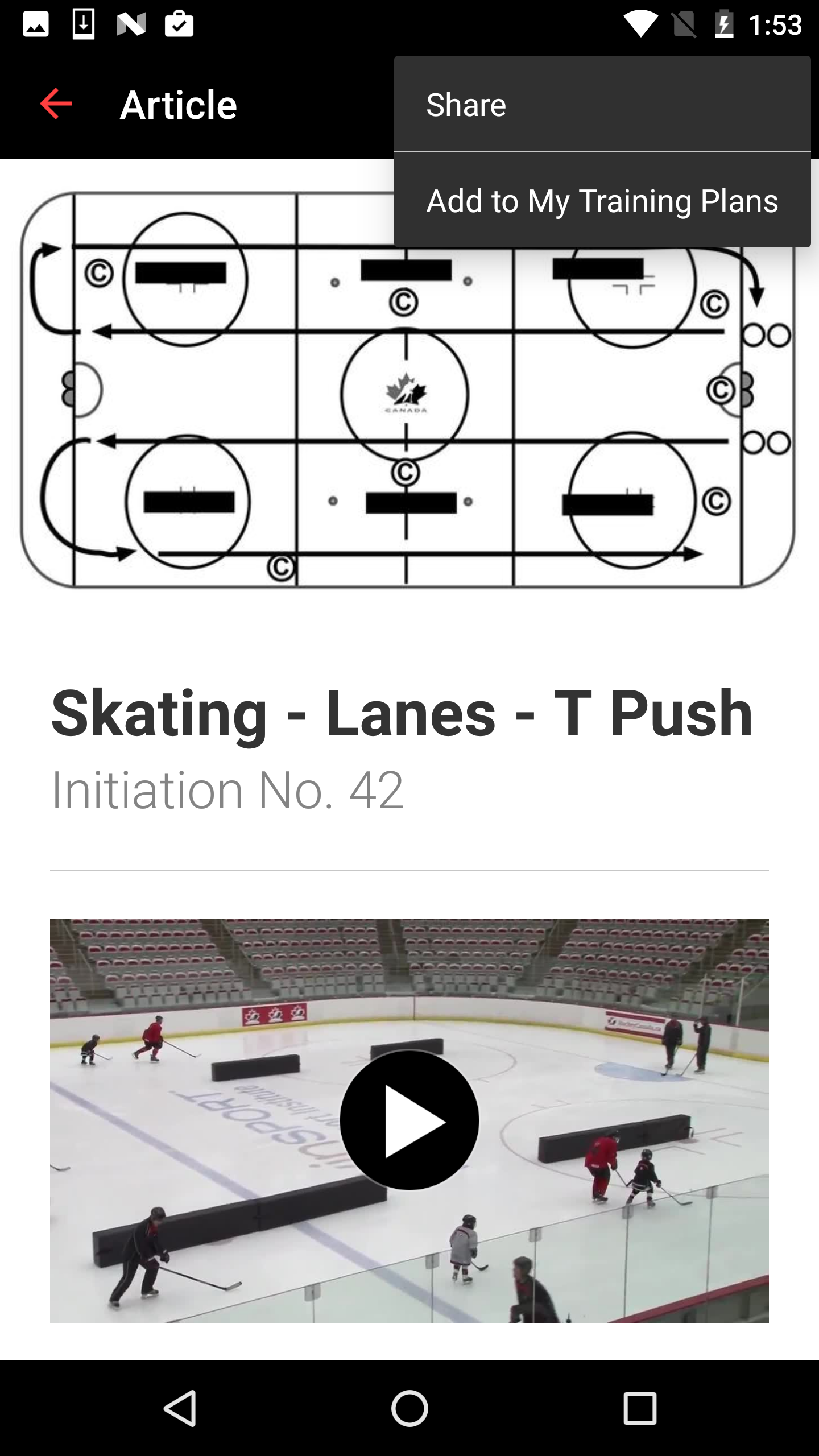Ajouter à mes plans d'entraînement