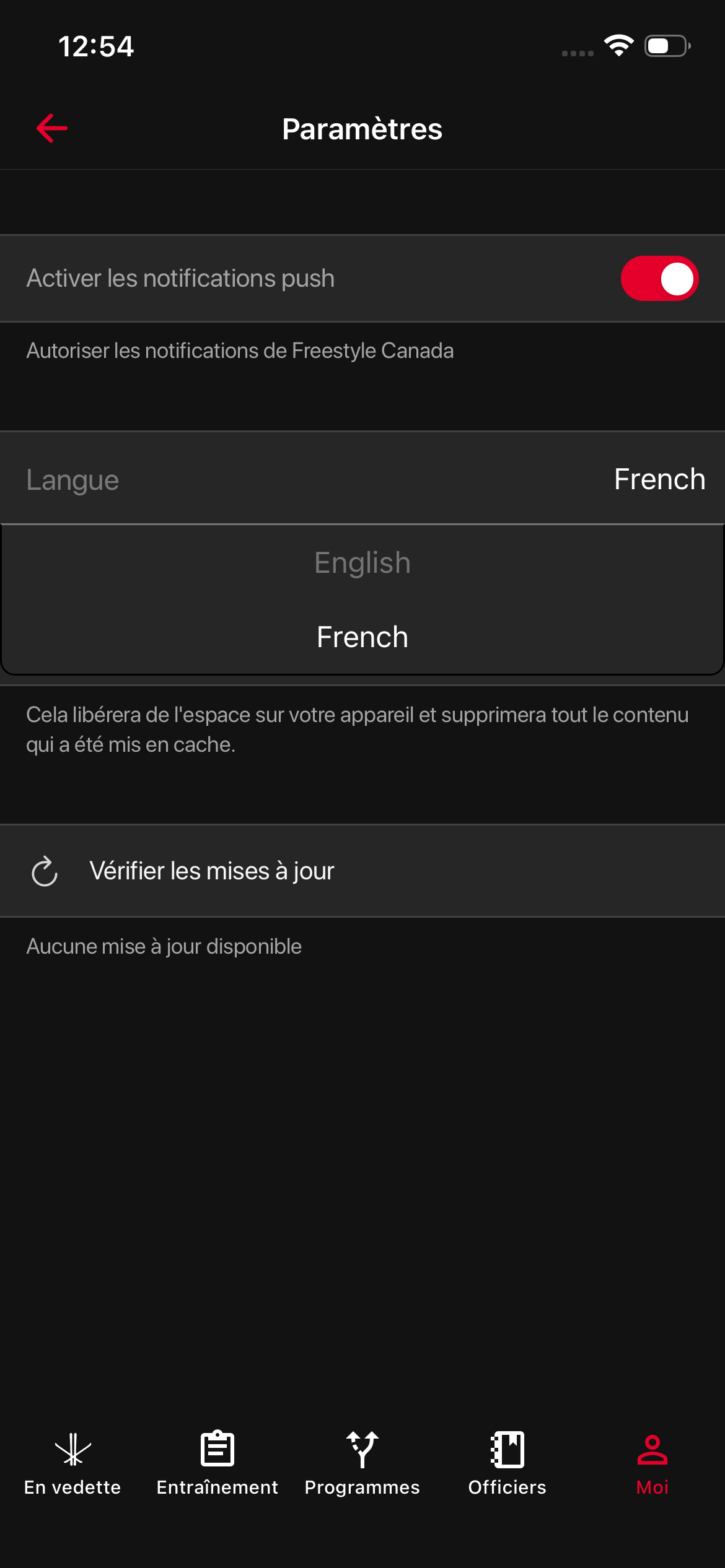 Select Language Mode
