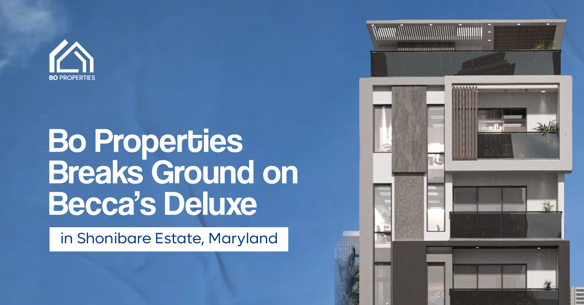 BO Properties Breaks Ground on “Becca’s Deluxe” in Shonibare Estate, Maryland