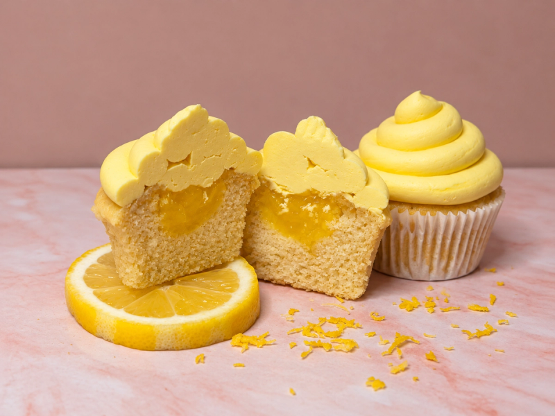 Citroen cupcake 