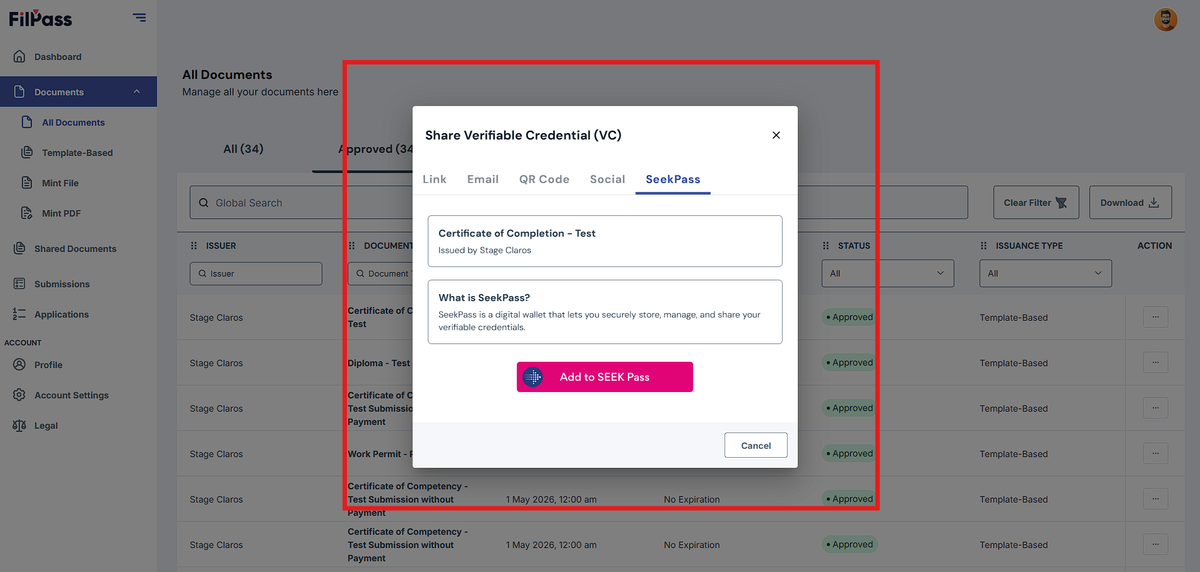 SeekPass