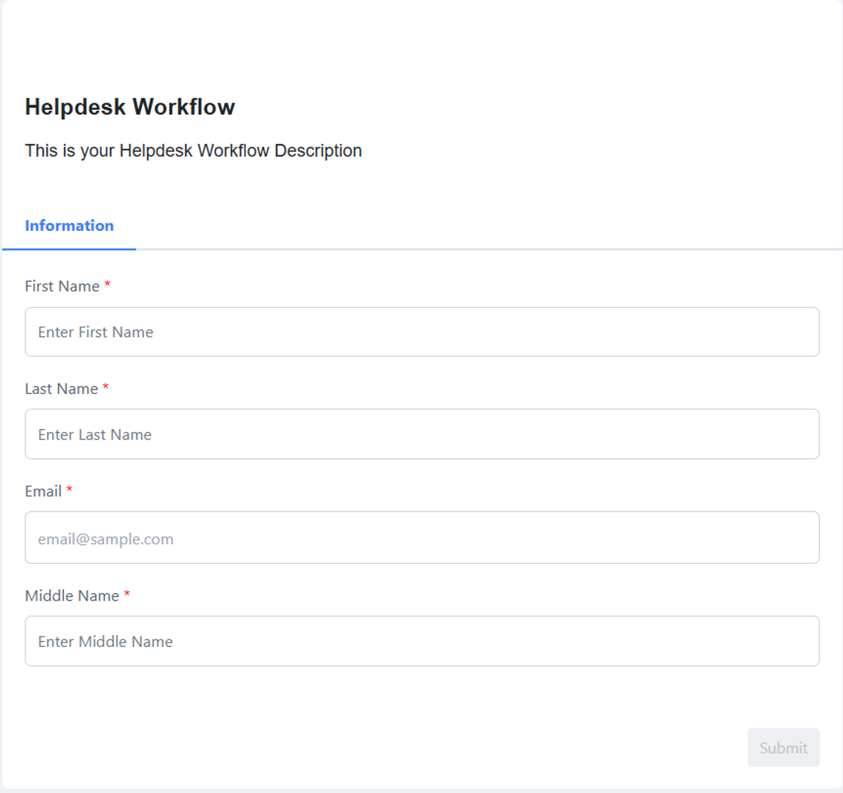 Image of the Preview of the Workflow Created