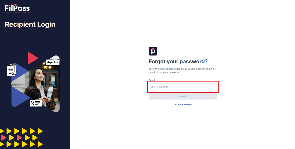 Image of Email page 