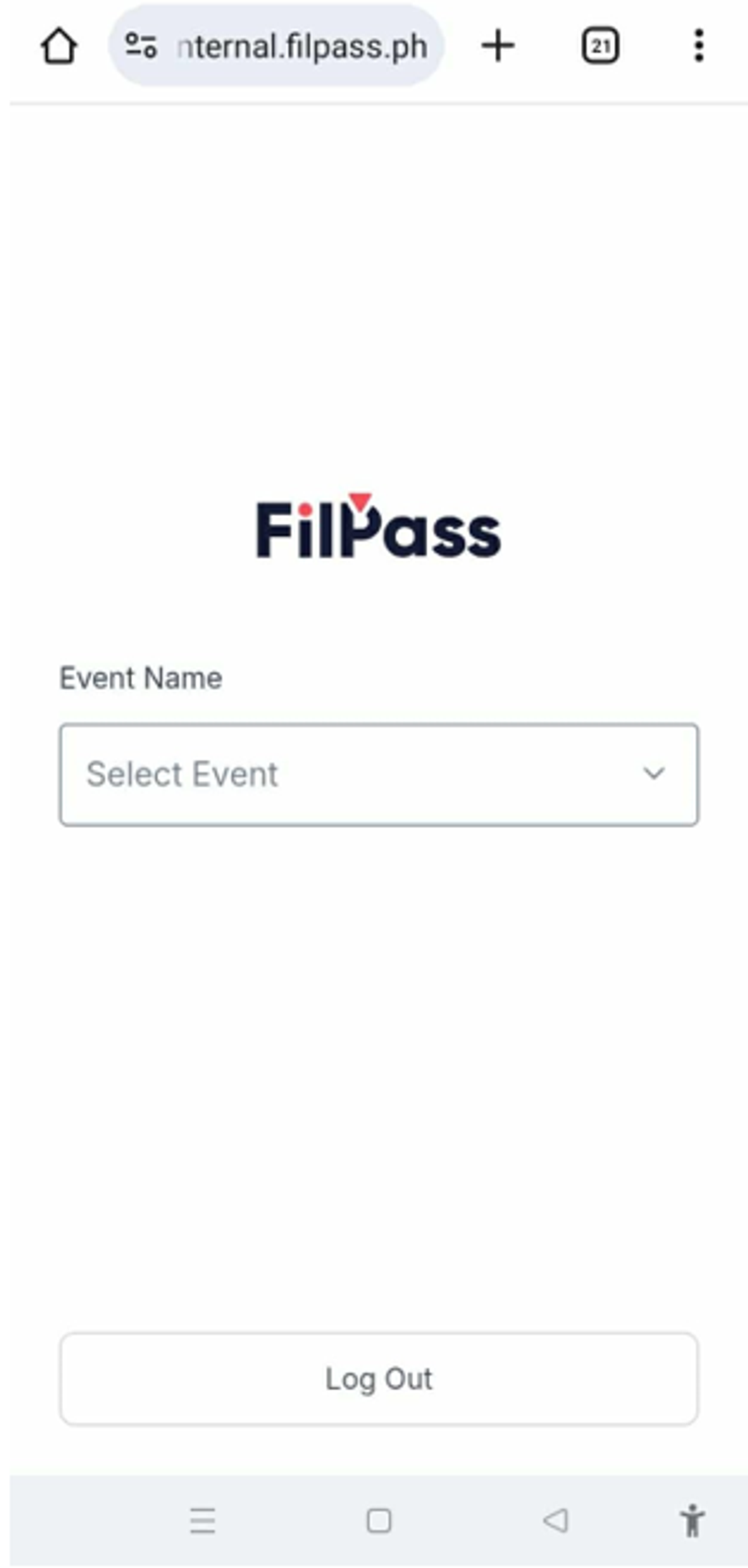 Image of the Check-In page