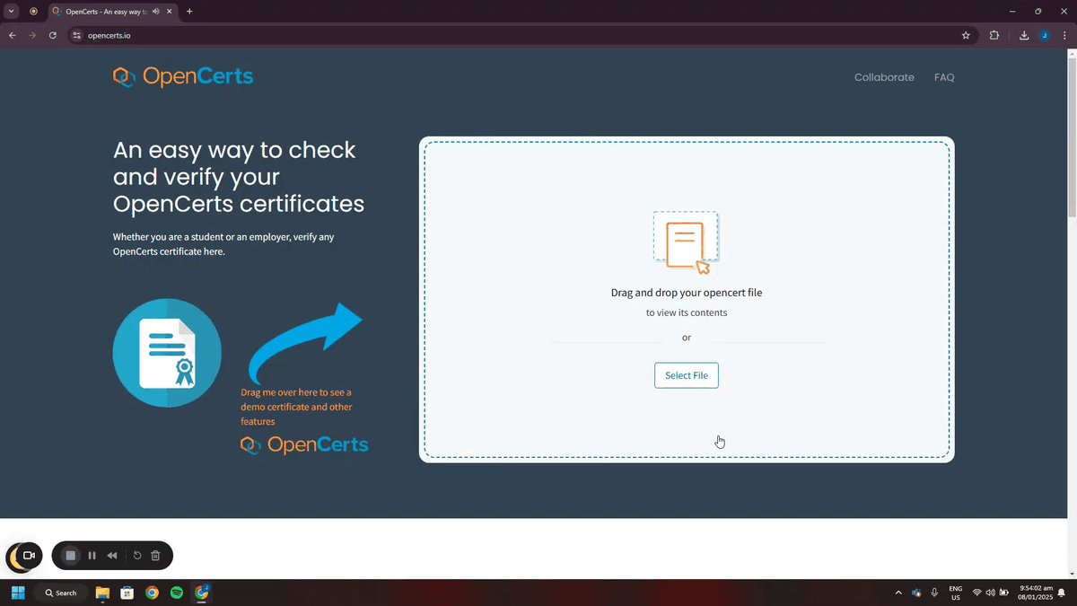 Select File Verification