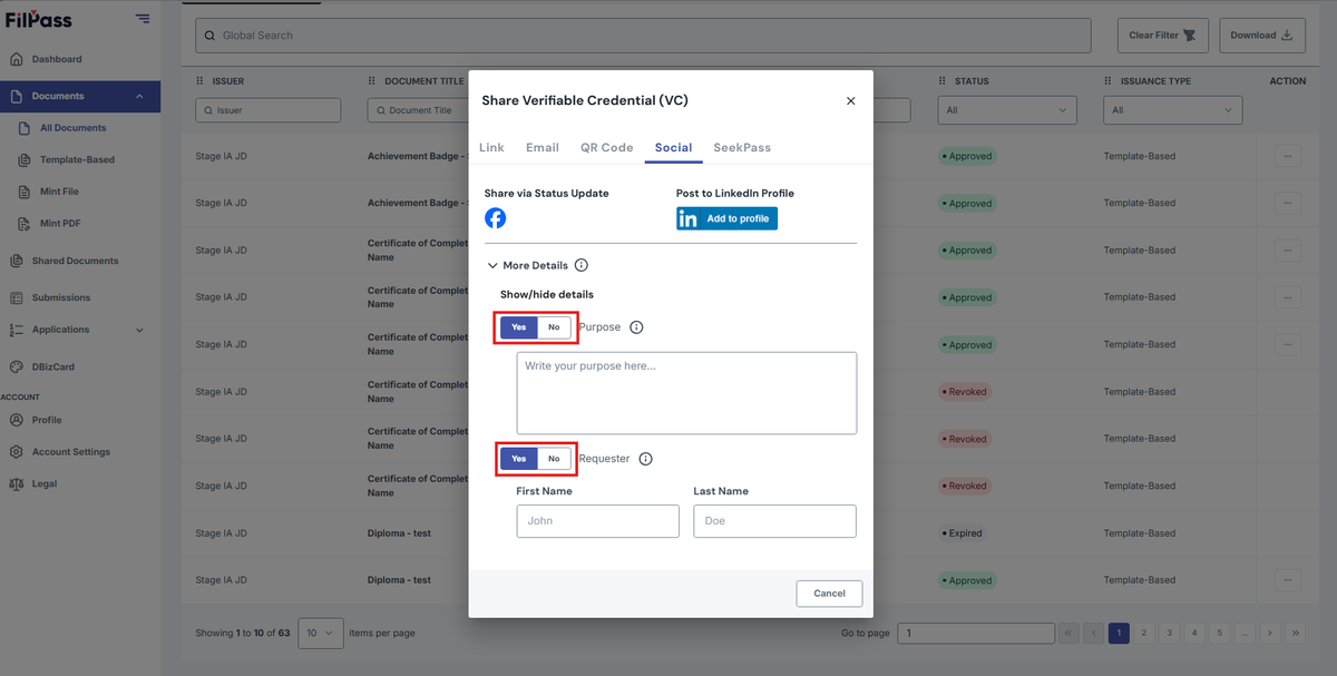 ShareToggle