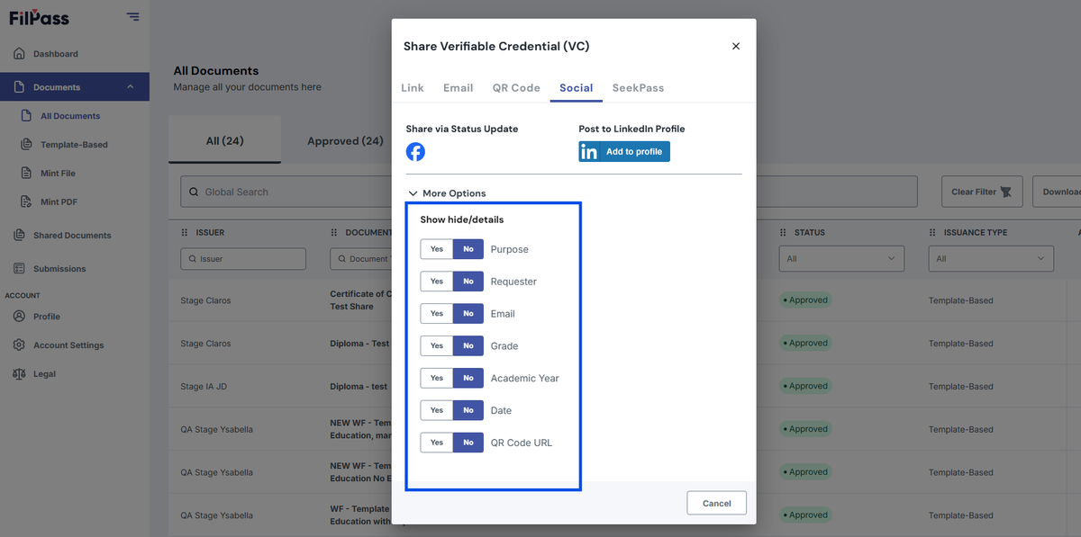 ShareToggle