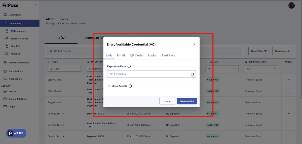 Recipient Share