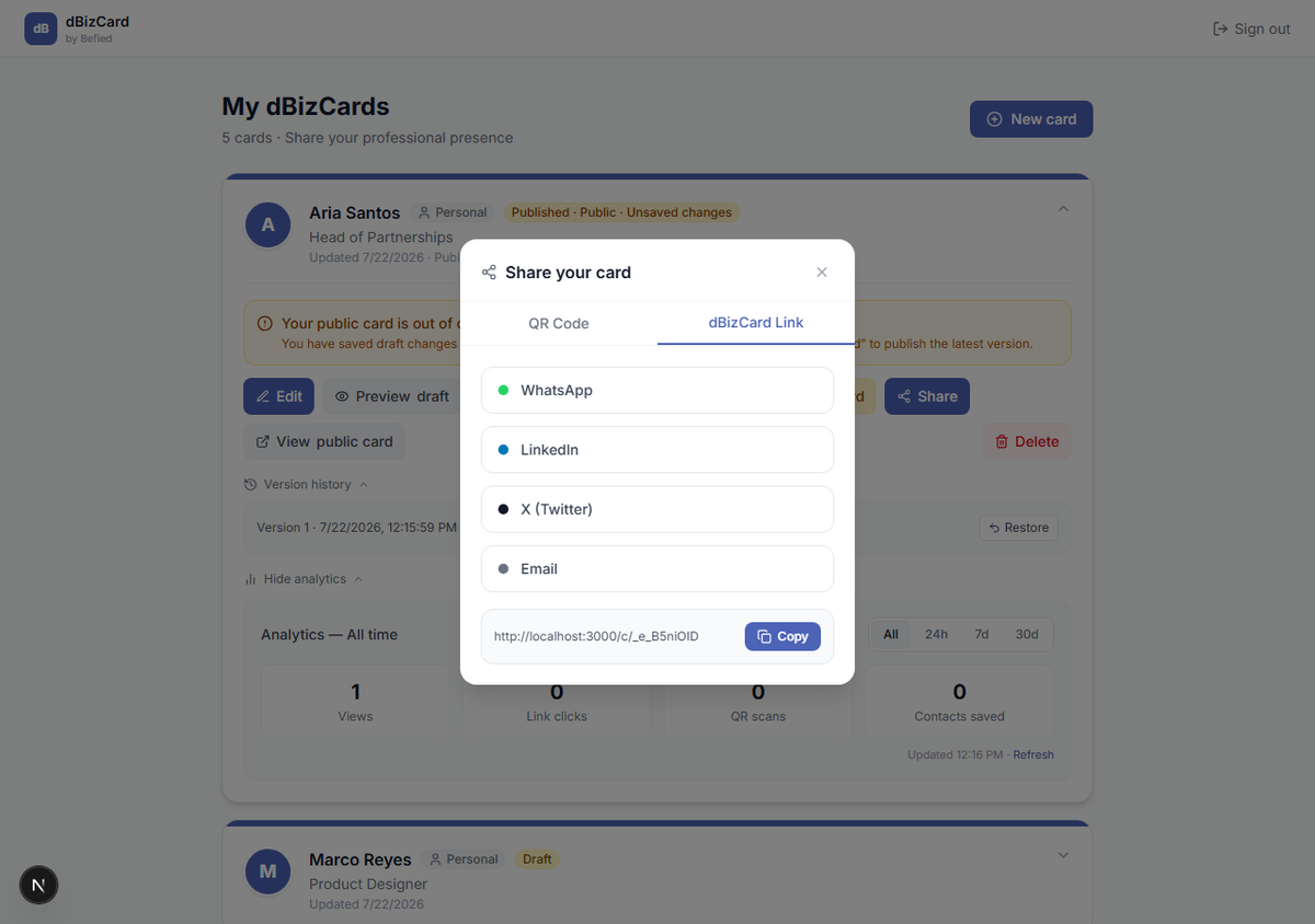 Social share options