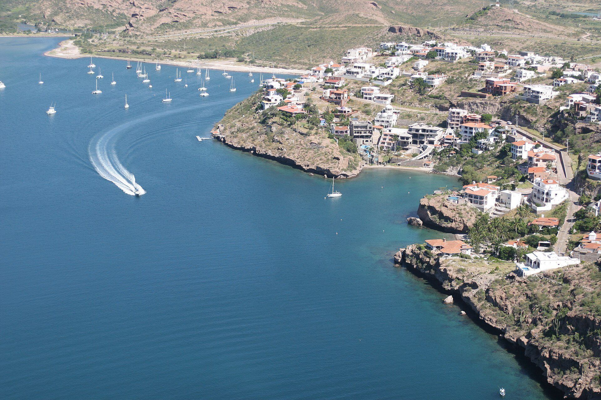 Bahía y costa de San Carlos, municipio de Guaymas, Sonora (imagen de archivo).
