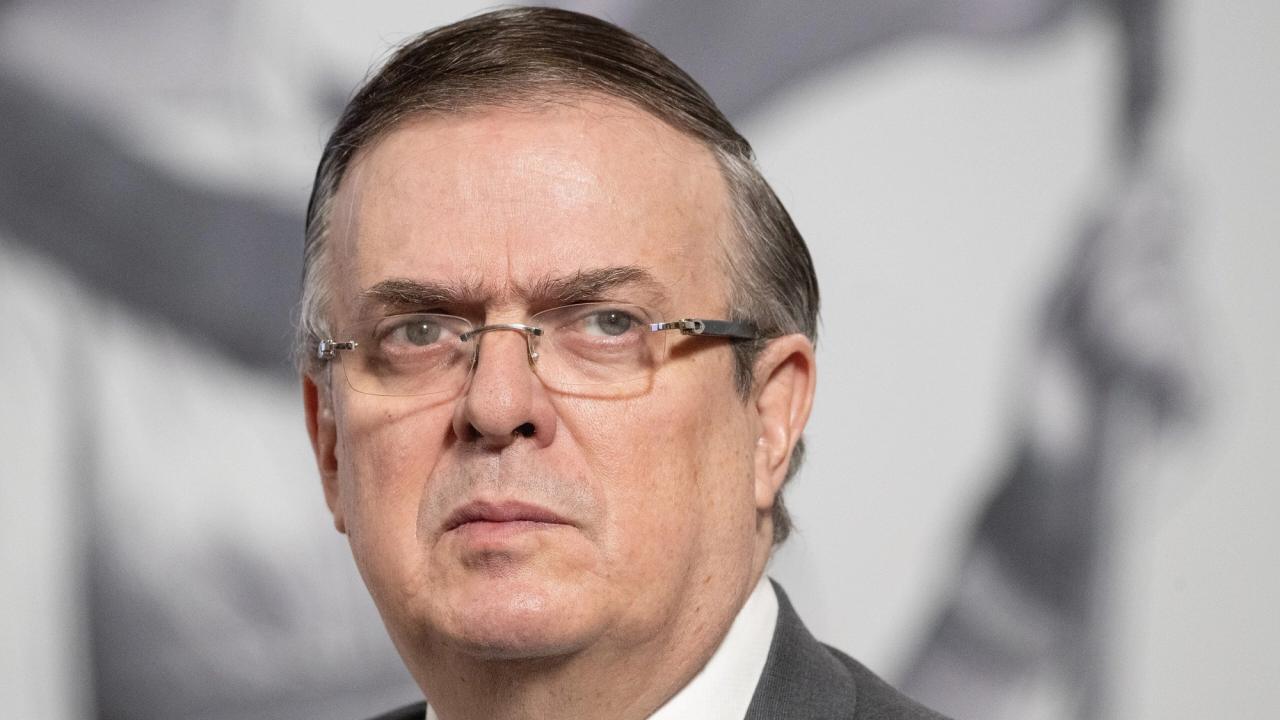 Retrato del secretario de Economía, Marcelo Ebrard Casaubon, en una conferencia matutina en Palacio Nacional (imagen de archivo).