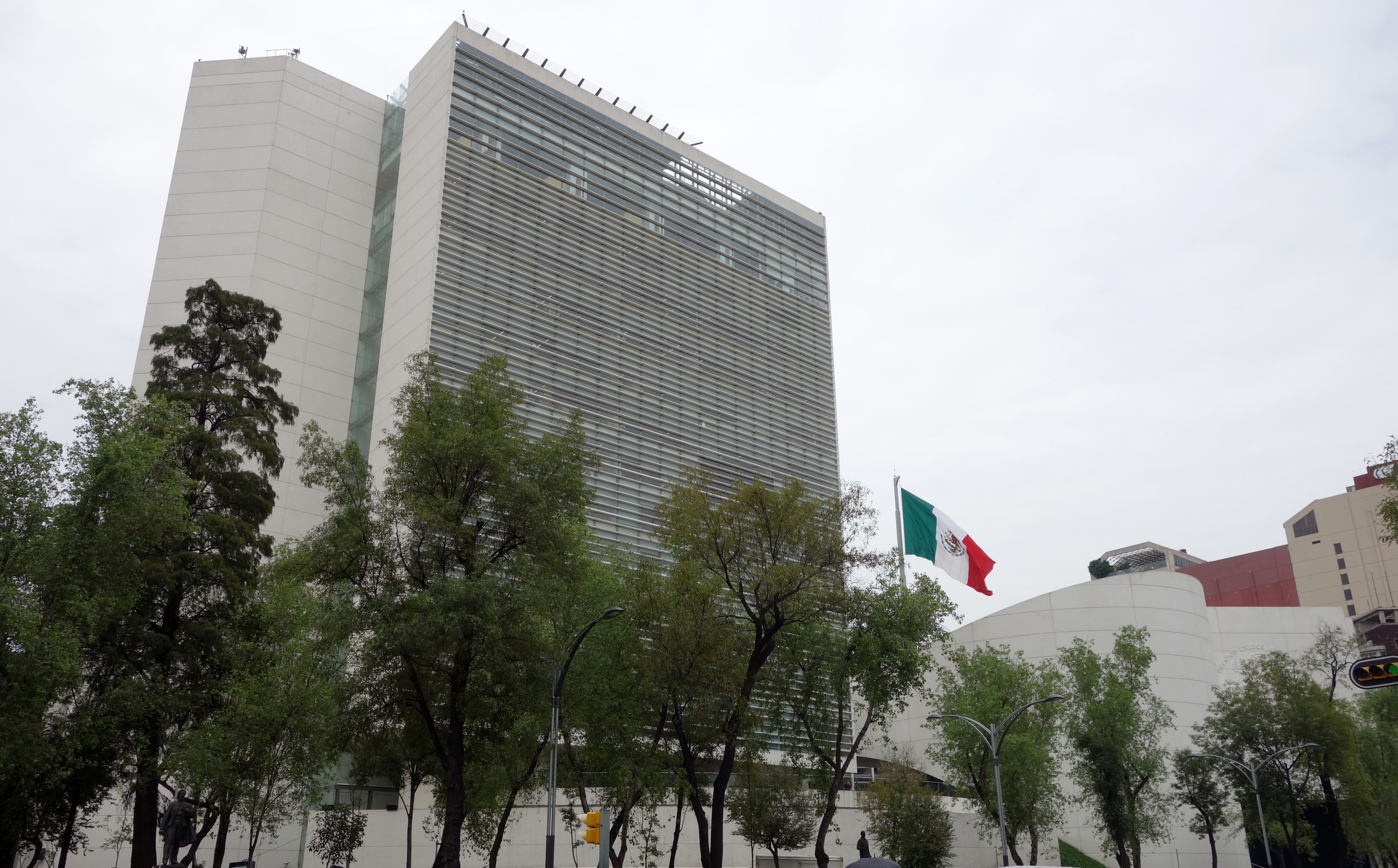 Fachada del edificio del Senado de la República en la Ciudad de México, imagen de archivo.