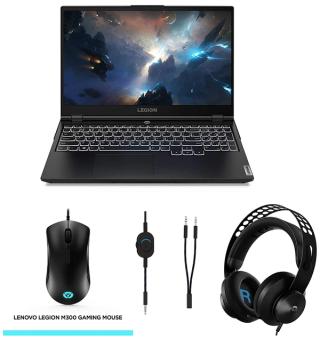 Lenovo Legion 5i 82AU00KLIN +Legion Headset +M300 Gaming Mouse upto 8K DPI/16.8M RGB