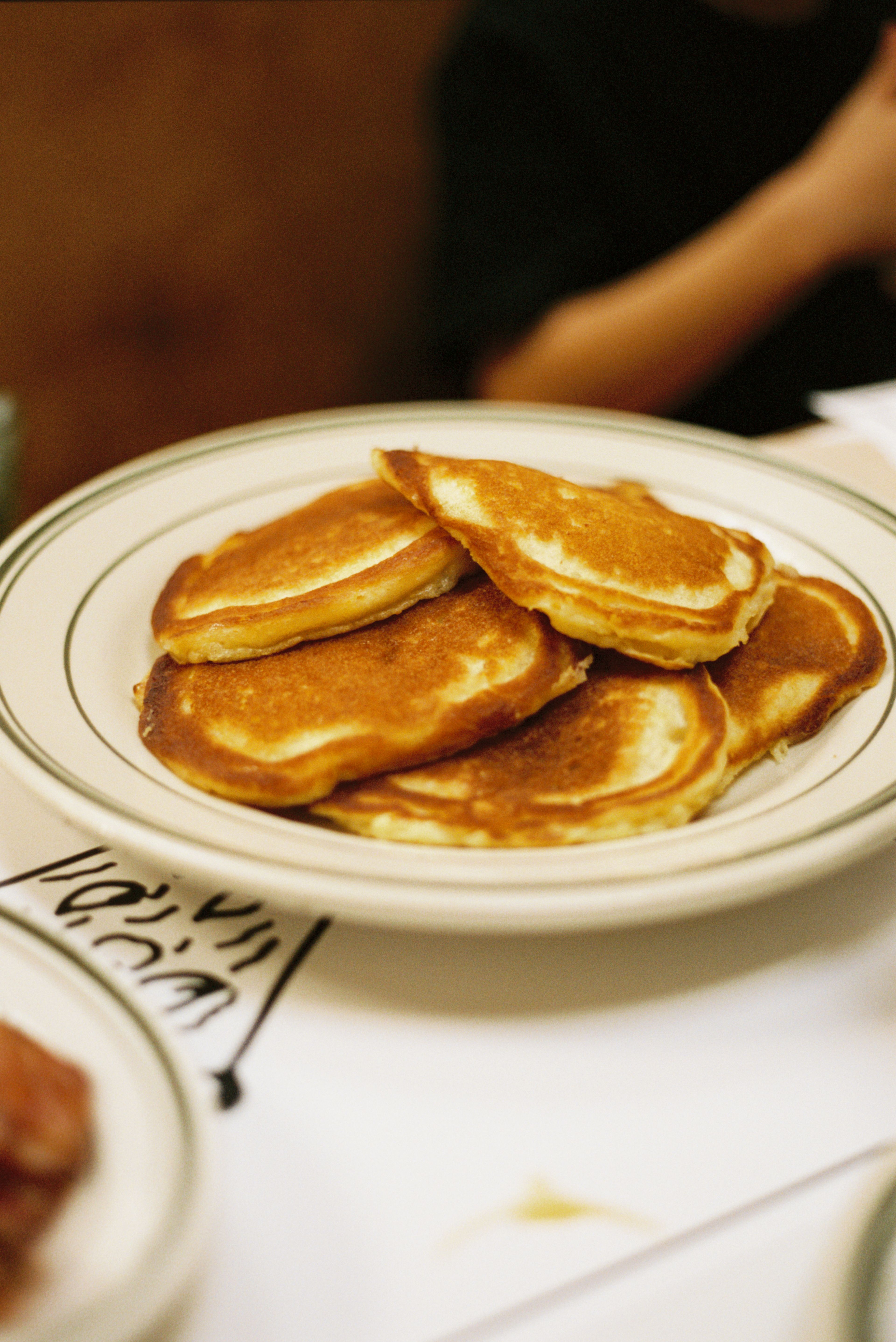 PANCAKES AT JON & VINNYS ON FAIRFAX, 2024.