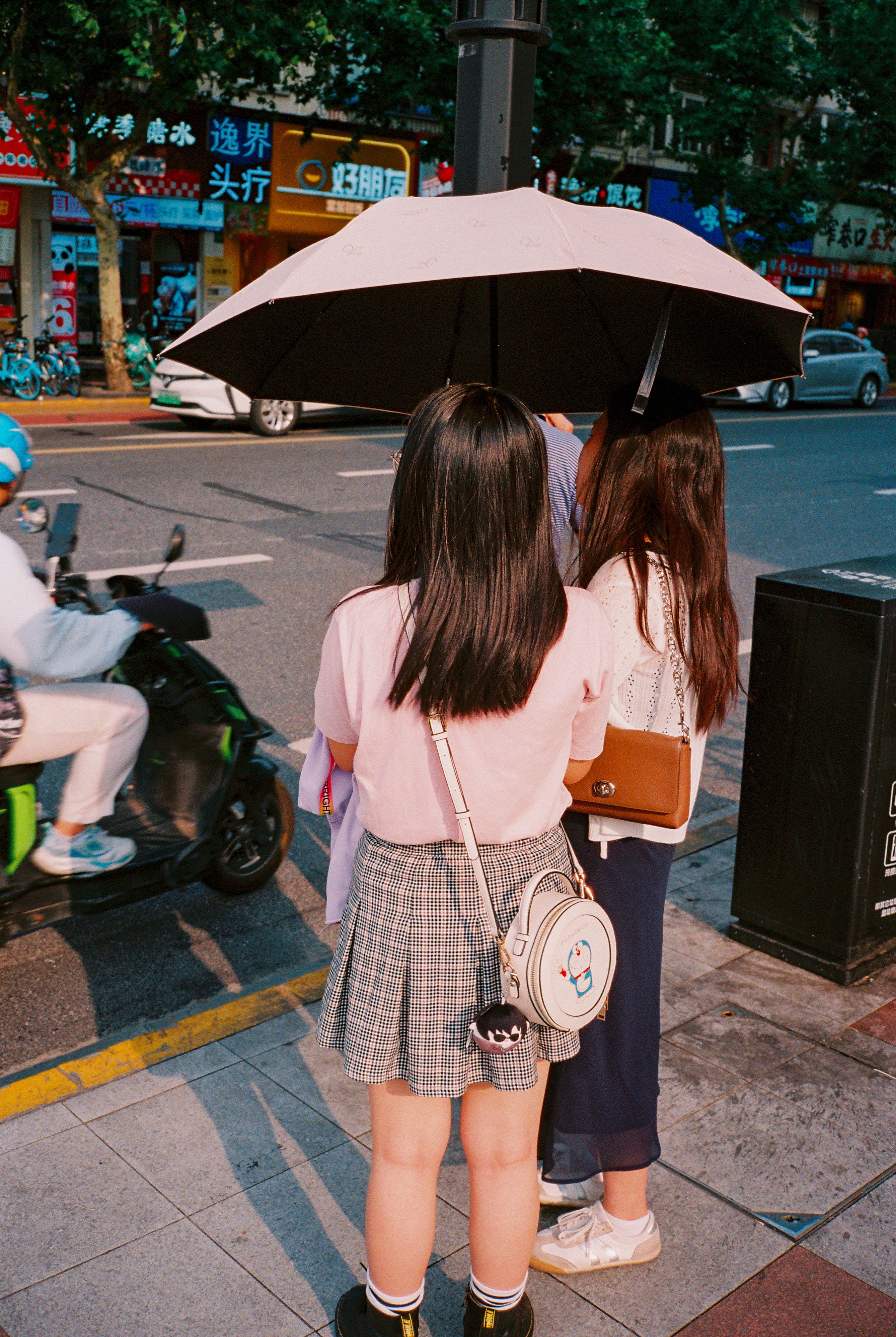 PINK UMBRELLA, PINK SHIRT, & PINK SKY IN SHANGHAI, 2025.