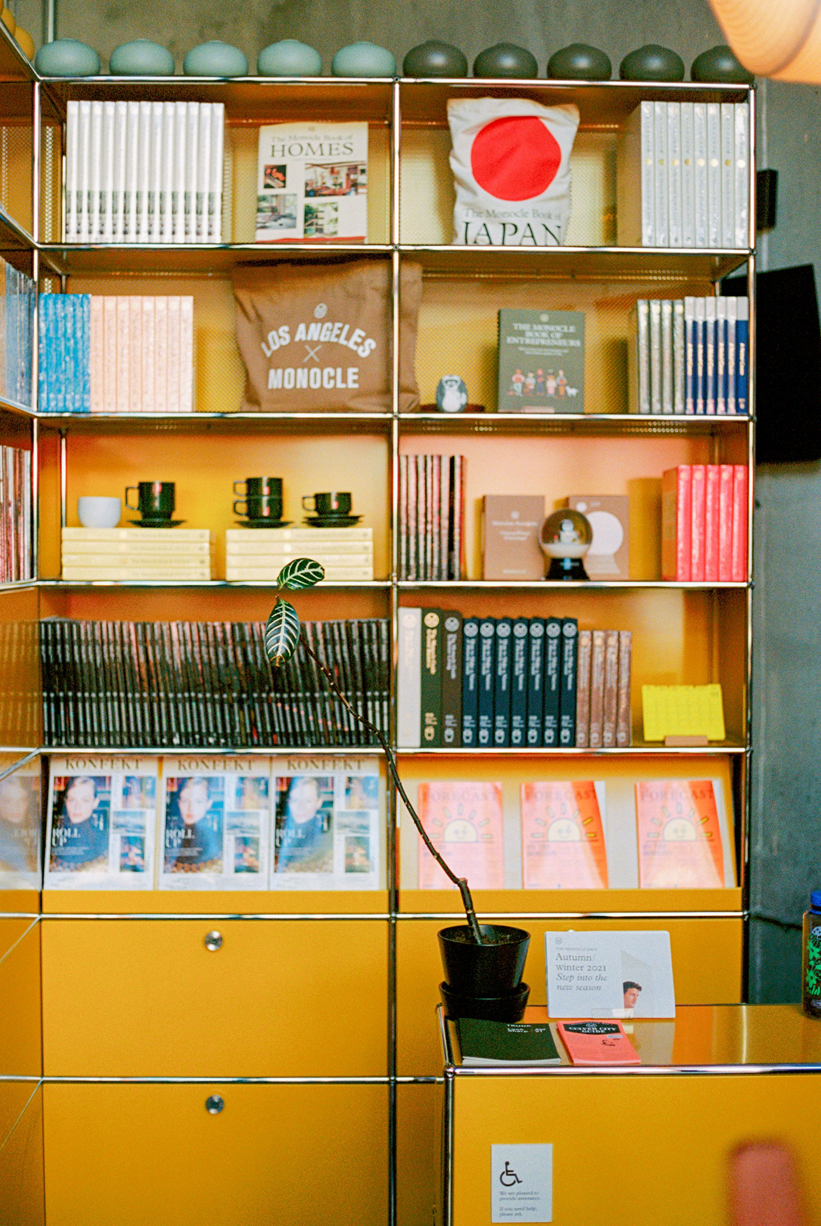 KARL CHARL AT THE MONOCLE SHOP IN CULVER CITY, 2022. 2