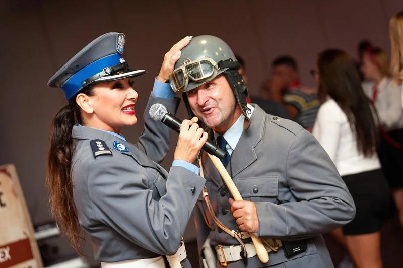 Interaktywna scena programu z udziałem publiczności