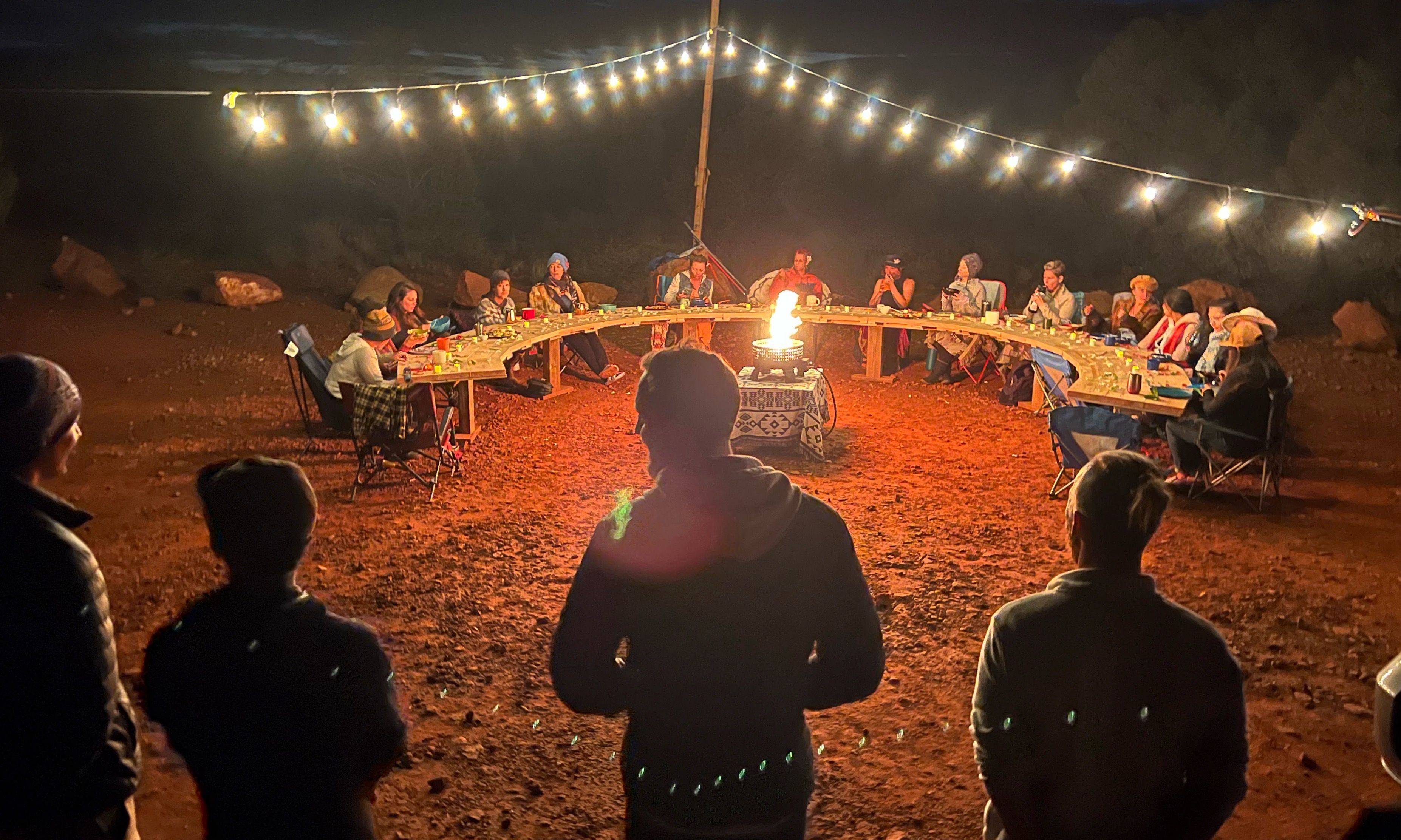 Sol Rising Community Dinner — Nolan Camp, Sedona, Arizona