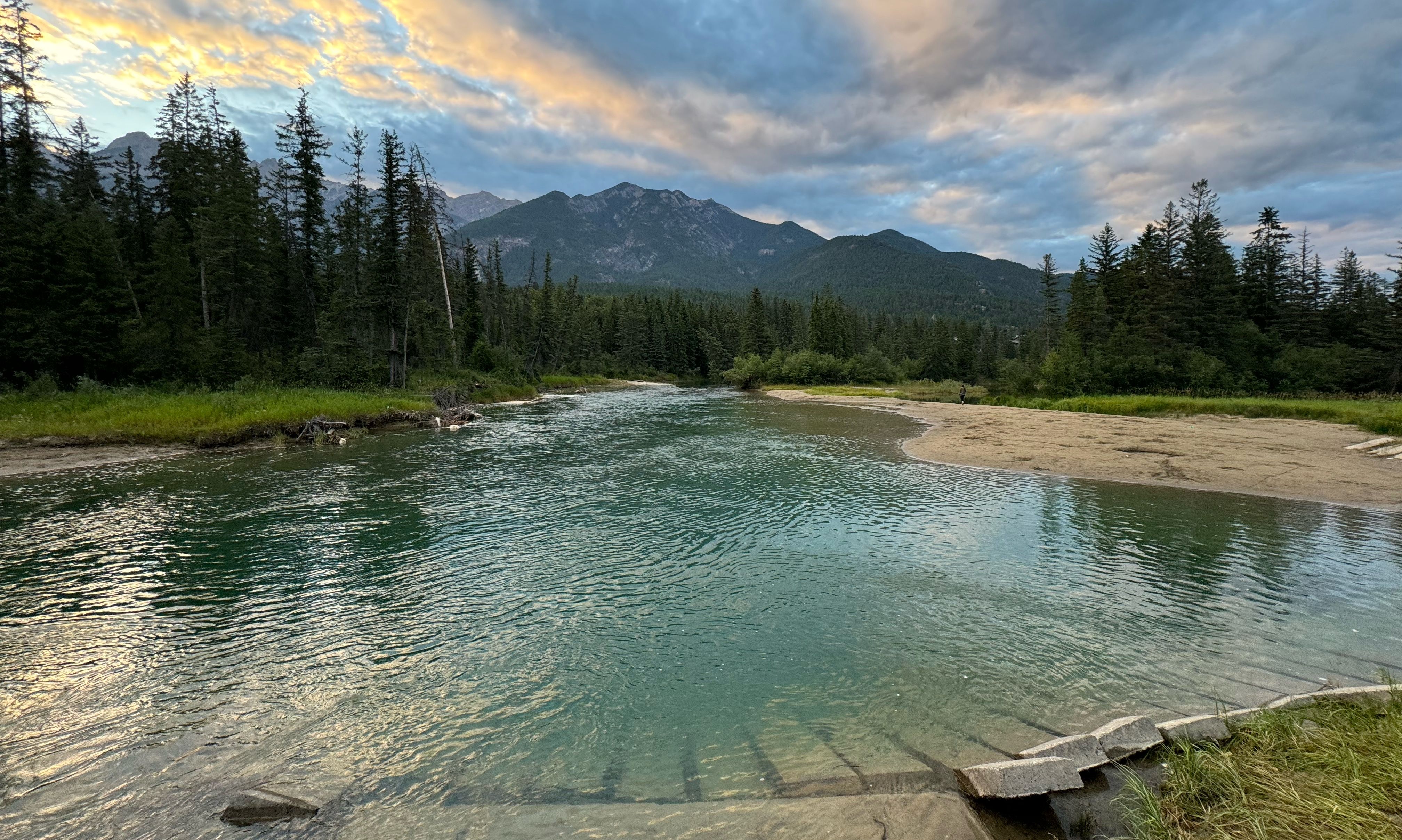 At Sunrise — A River Flows In Canada