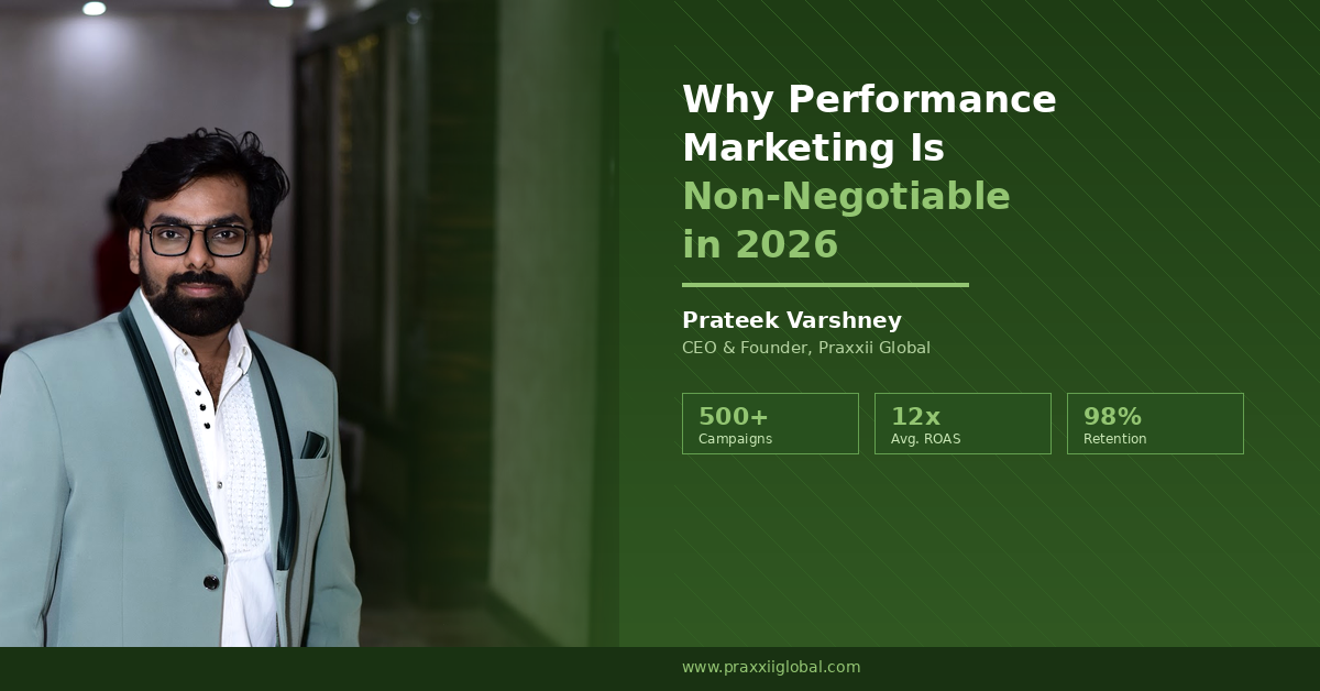 Why Performance Marketing Is Non-Negotiable in 2026