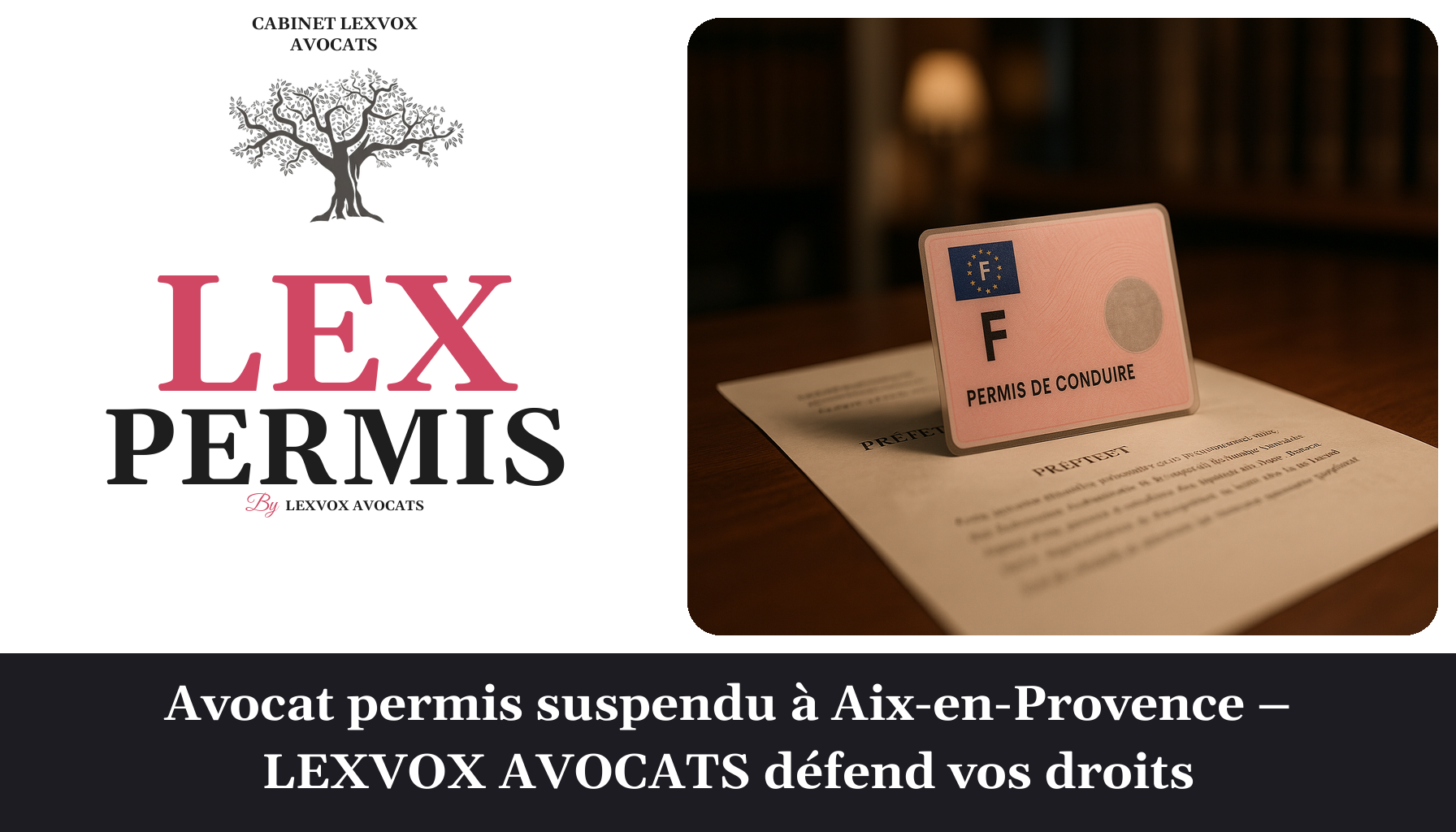 Un permis de conduire rose est posé sur un document, avec un fond flou de bibliothèque et une lumière douce.