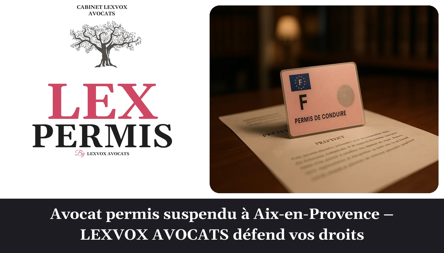 Un permis de conduire rose est posé sur un document, avec un fond flou de bibliothèque et une lumière douce.