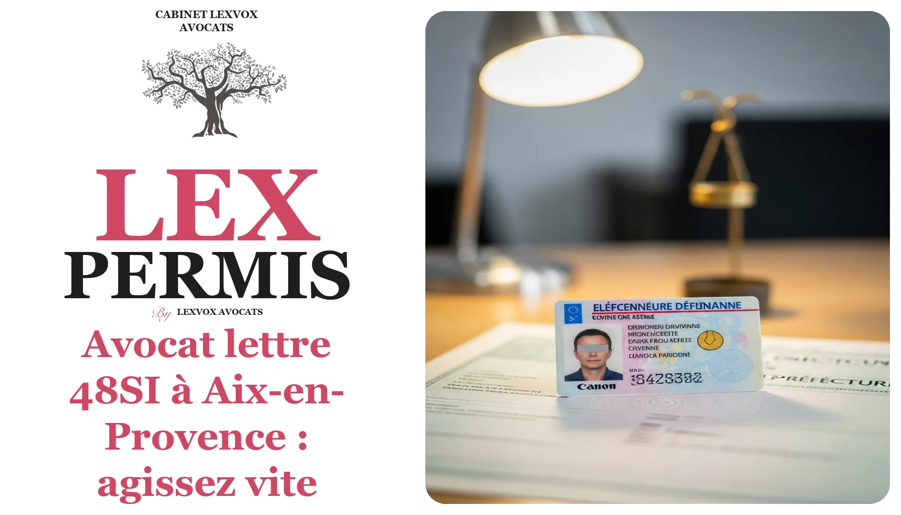 Avocat lettre 48SI à Aix-en-Provence : agissez vite pour sauver votre permis