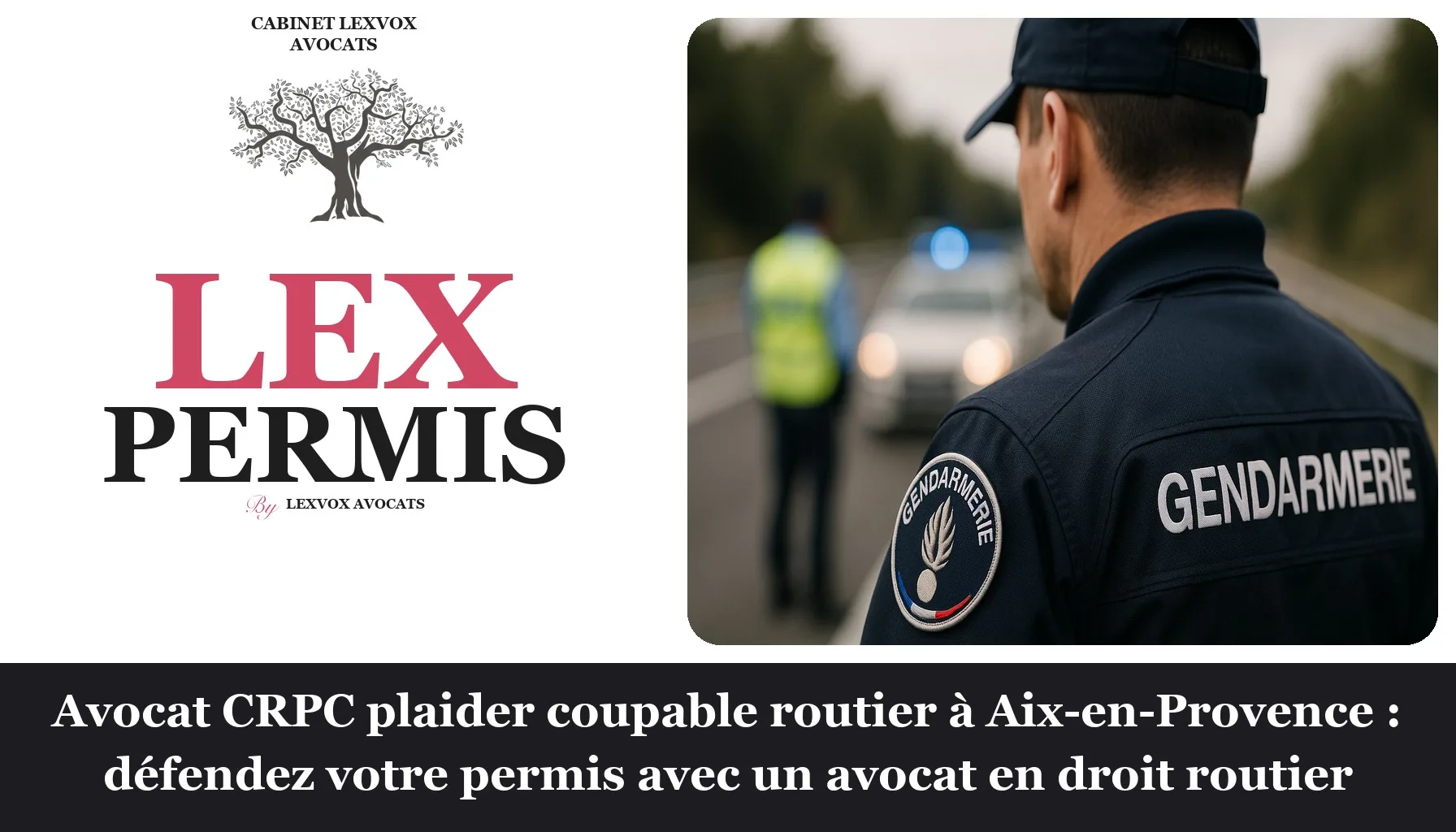 Avocat CRPC plaider coupable routier à Aix-en-Provence : défendez votre permis avec un avocat en droit routier