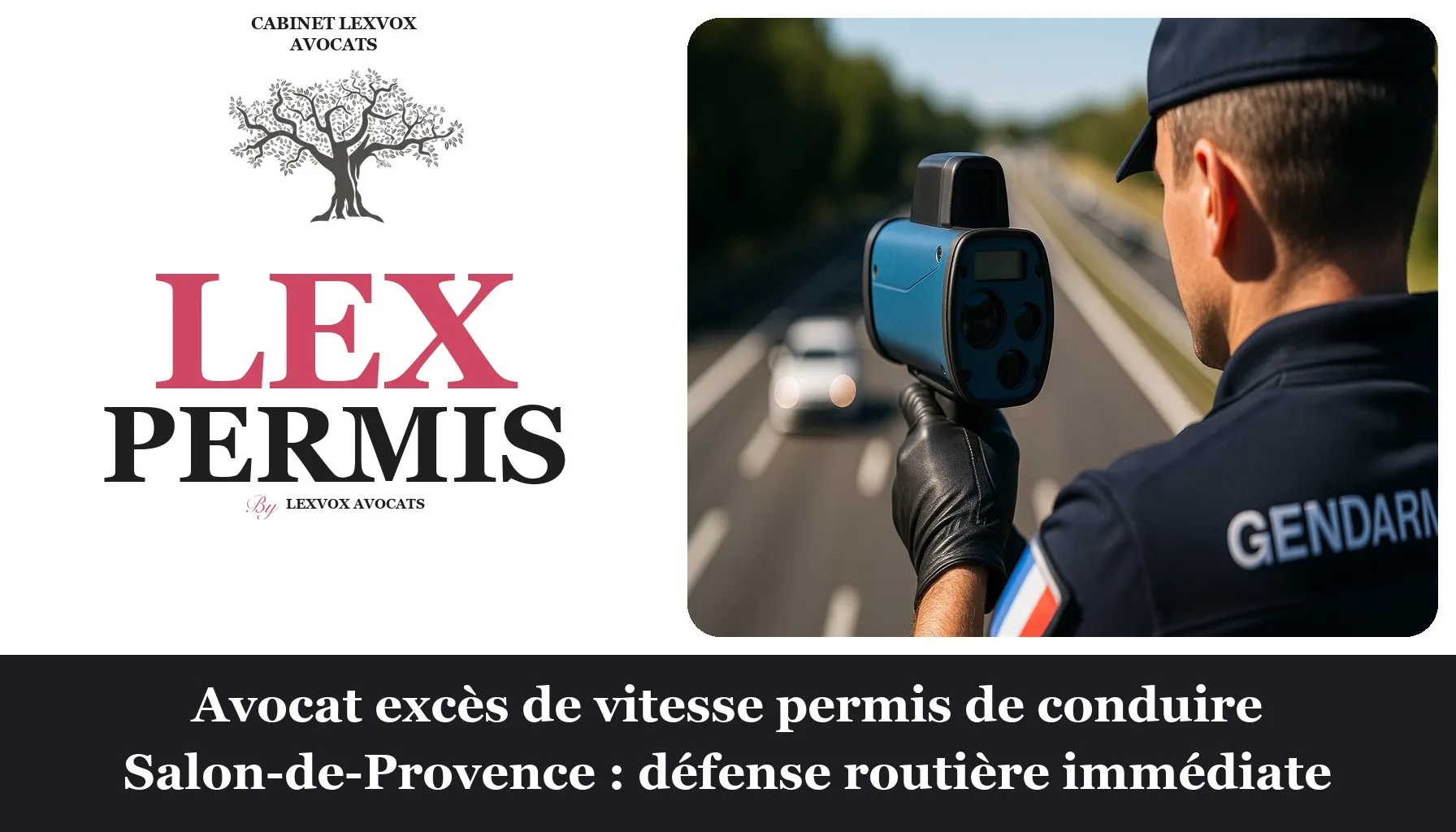 Avocat excès de vitesse permis de conduire Salon-de-Provence : défense routière immédiate