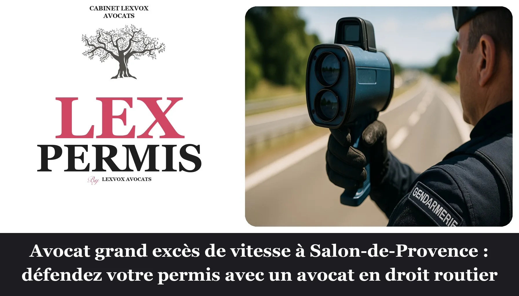 Avocat grand excès de vitesse à Salon-de-Provence : défendez votre permis avec un avocat en droit routier