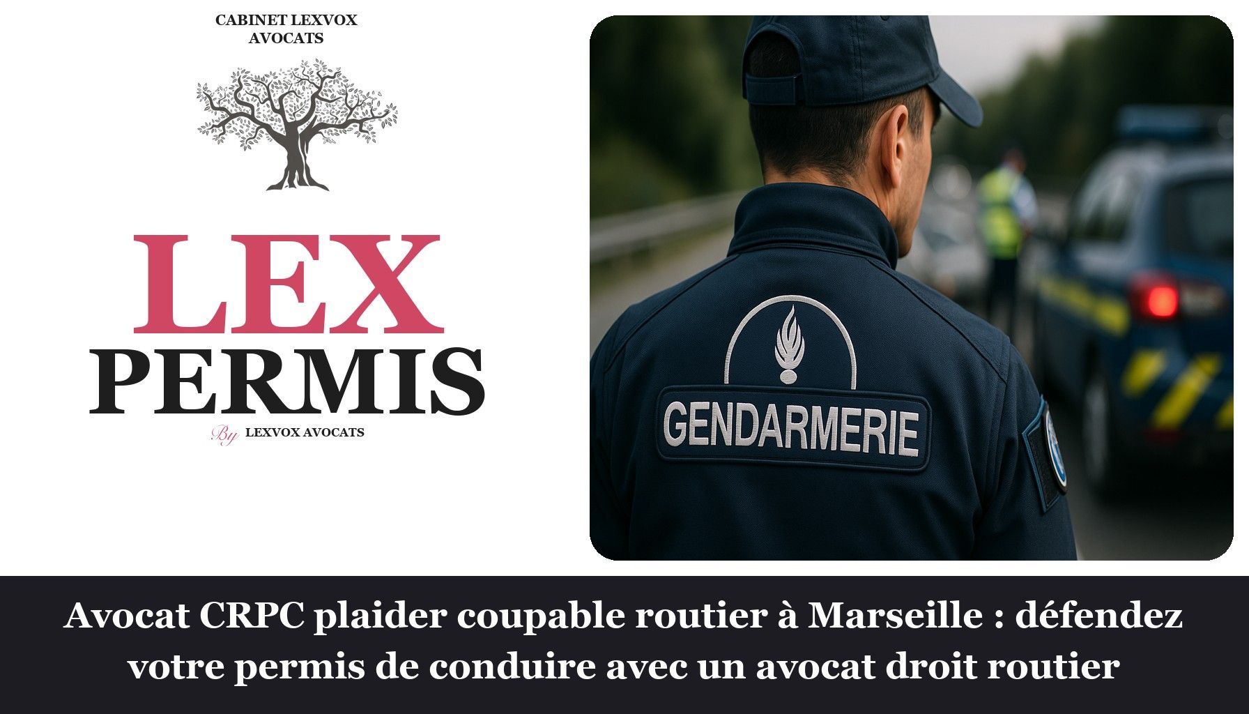 Avocat CRPC plaider coupable routier à Marseille : défendez votre permis de conduire avec un avocat droit routier