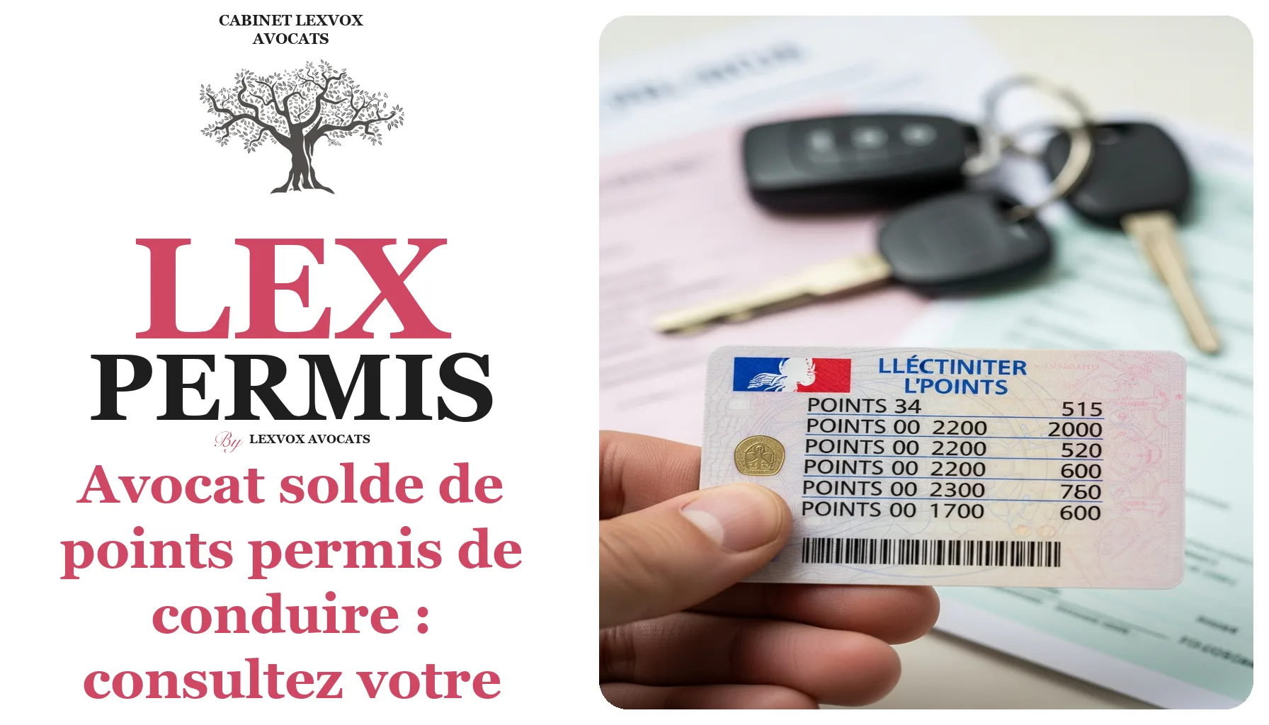 Avocat solde de points permis de conduire : consultez votre capital en urgence