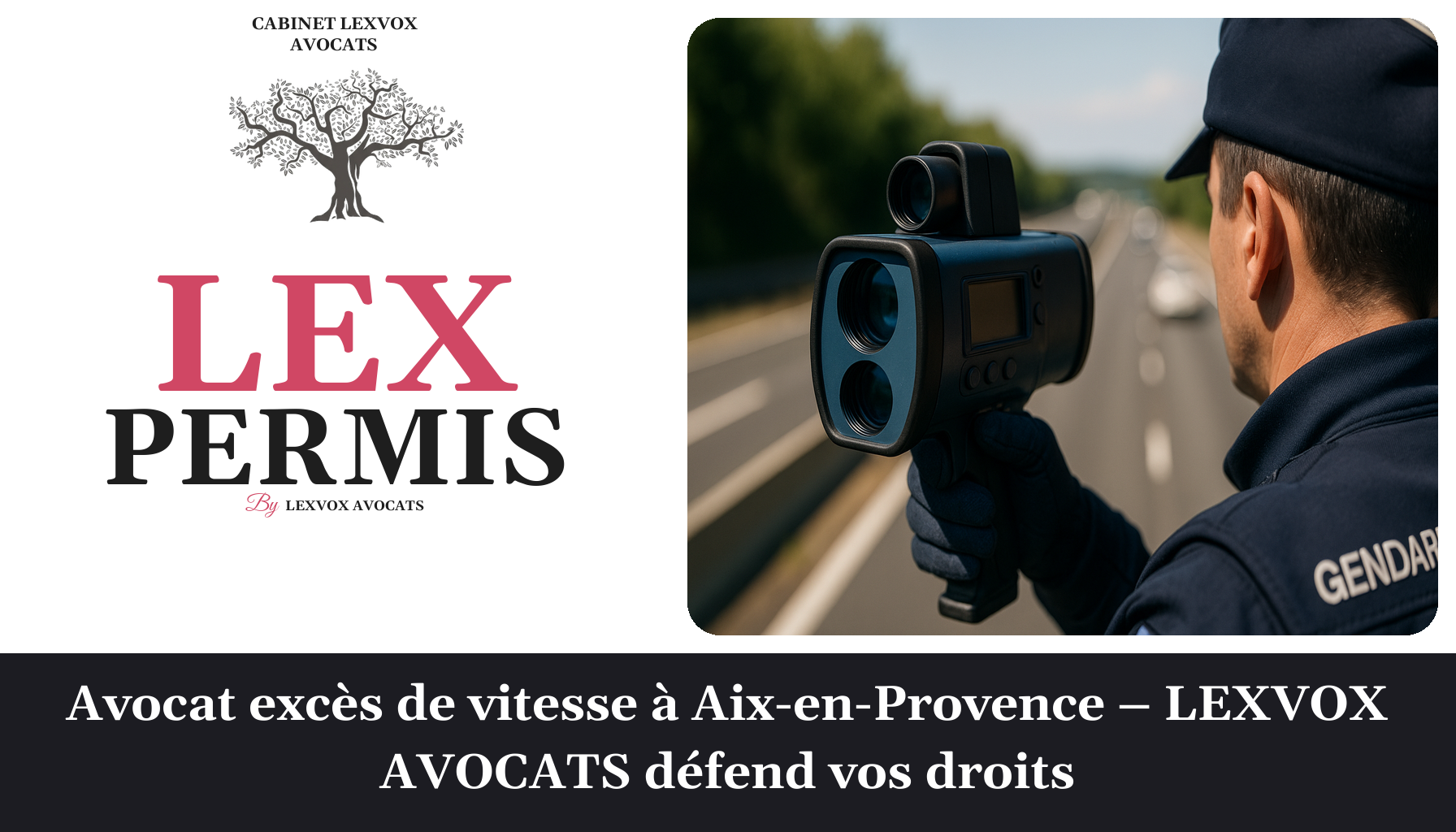 Un gendarme utilise un radar pour mesurer la vitesse des véhicules sur une route ensoleillée.